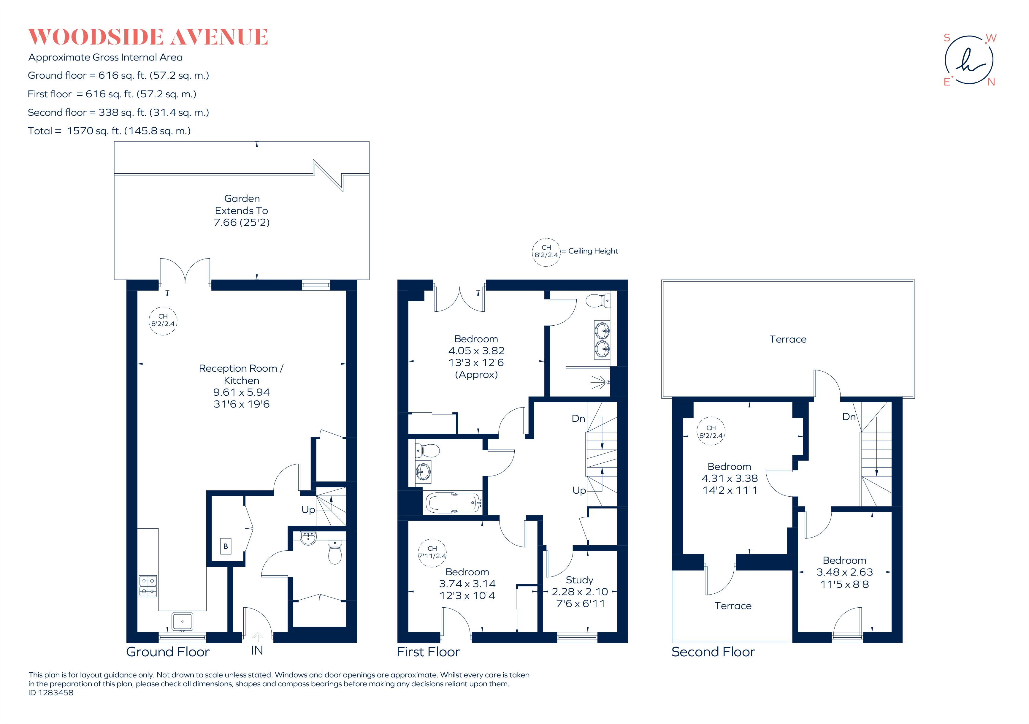 Cranwood Development Site, House 2, Woodside Avenue, London floorplan