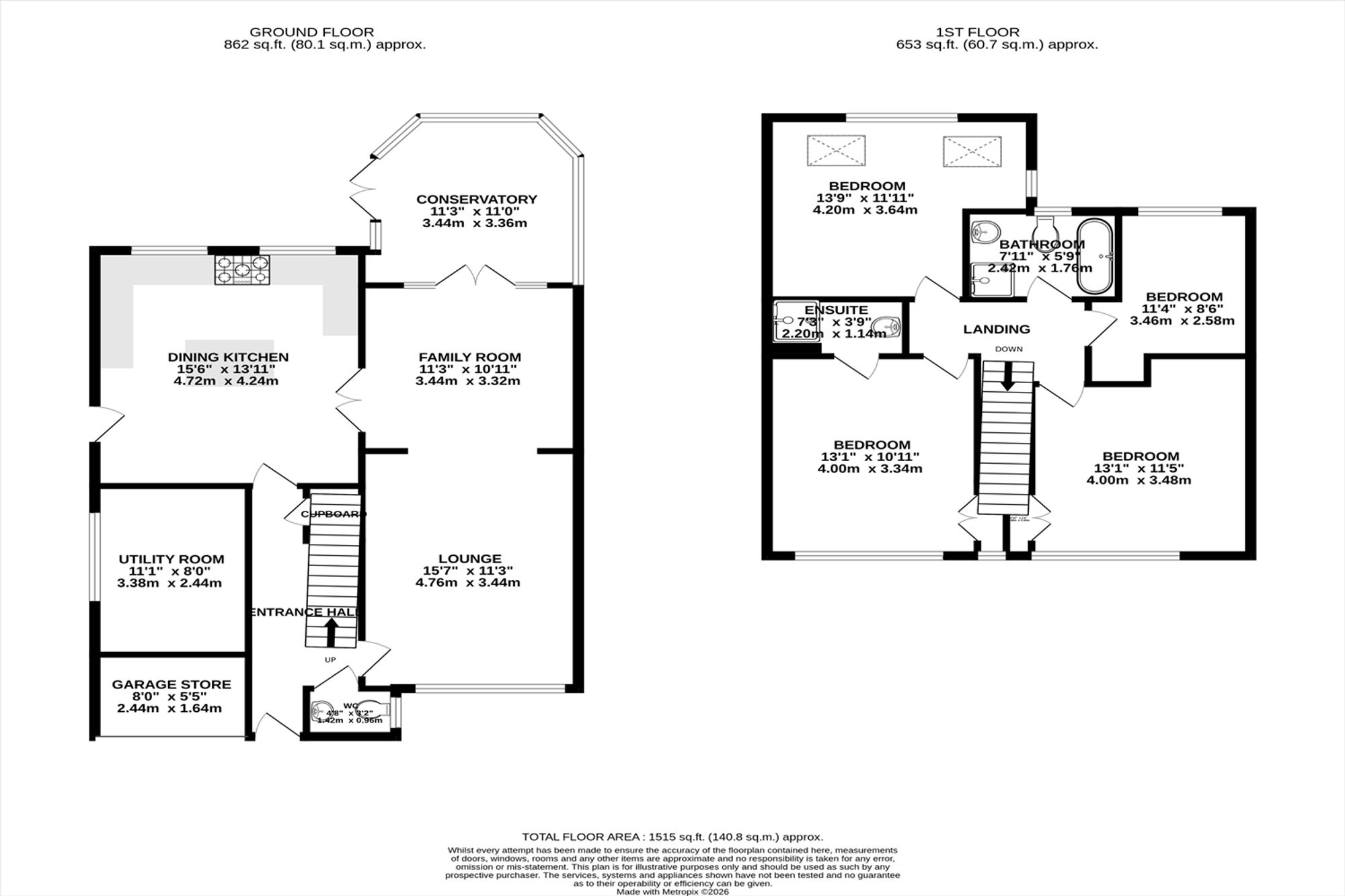 28 Wychwood Avenue, Lymm floorplan