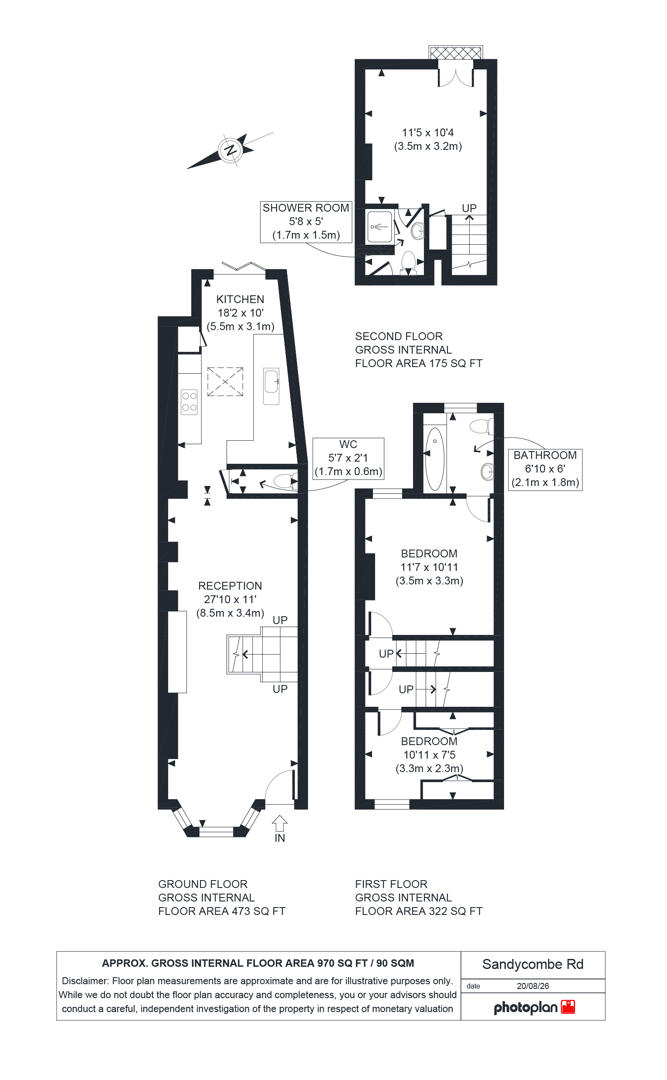 147, Sandycombe Road, Richmond floorplan