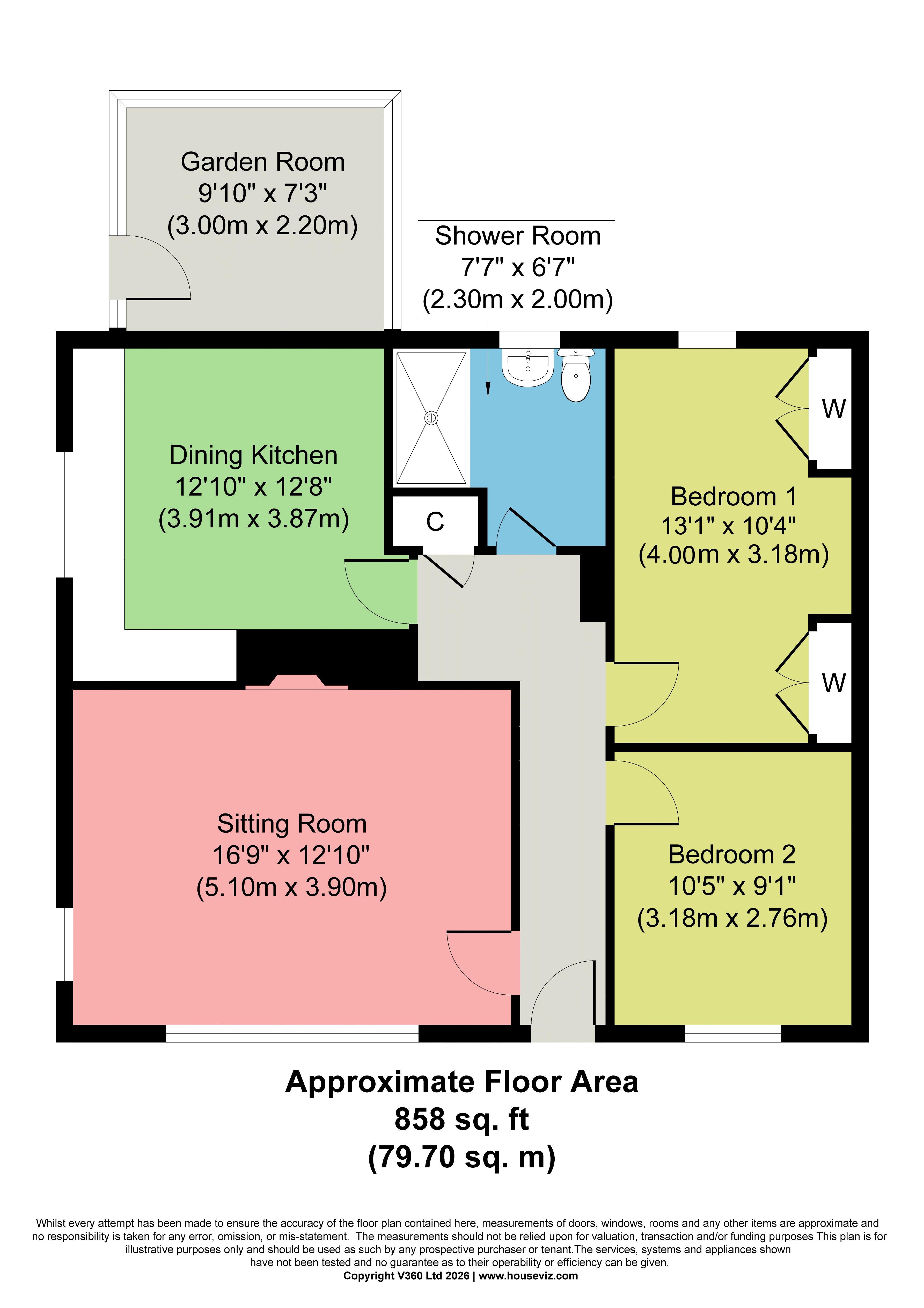 2, The Close, Pickering floorplan