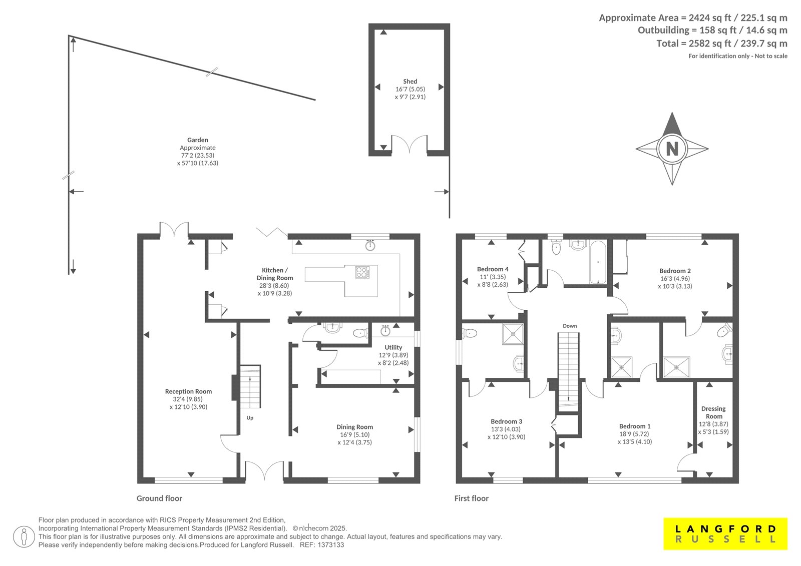 174, Worlds End Lane, Orpington floorplan