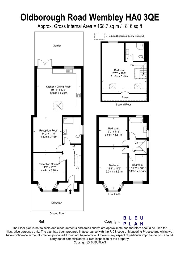 Oldborough Road, Wembley floorplan
