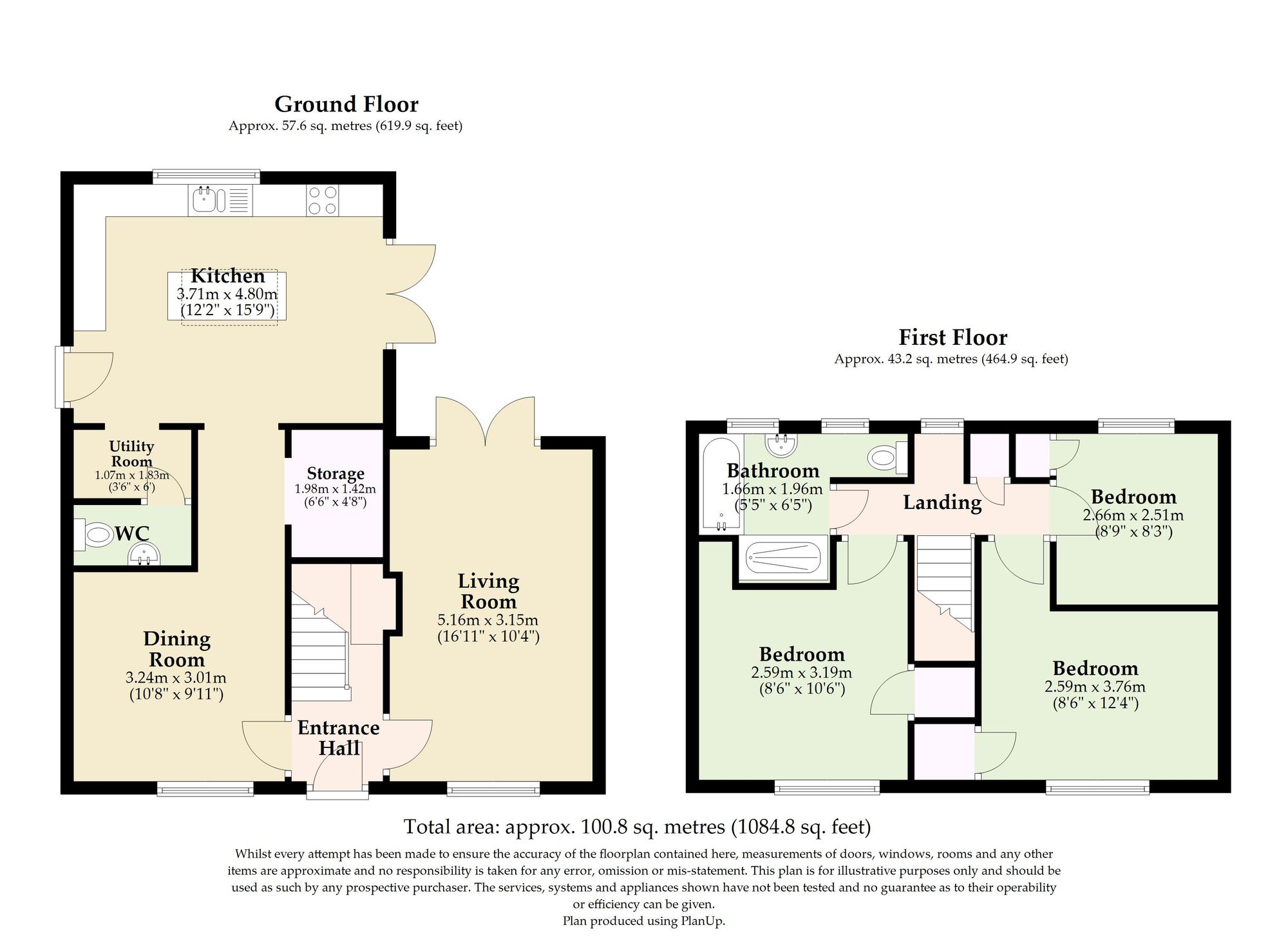 12 Coronation Avenue, Great Yarmouth floorplan