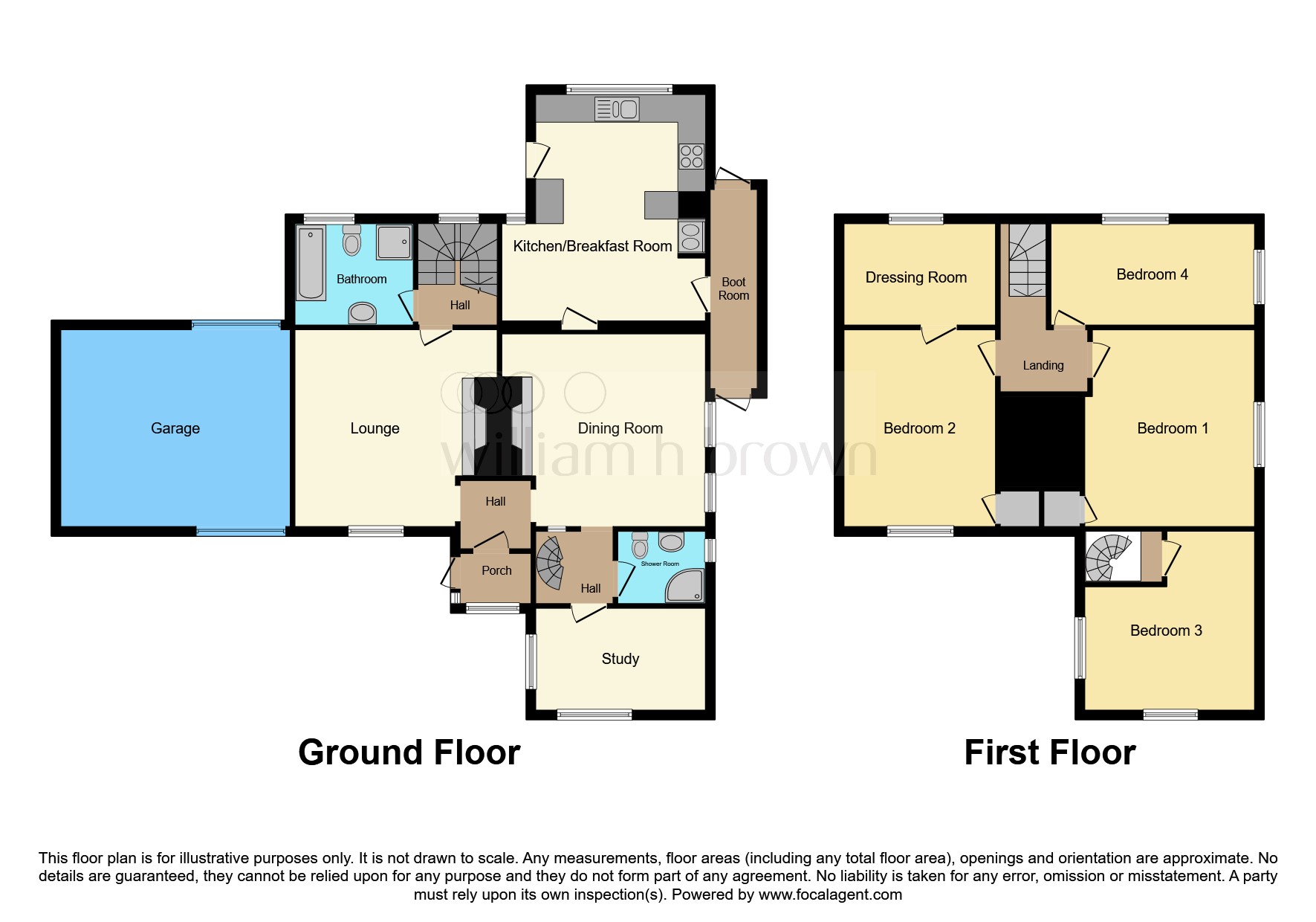 South View, Common Road, Diss floorplan