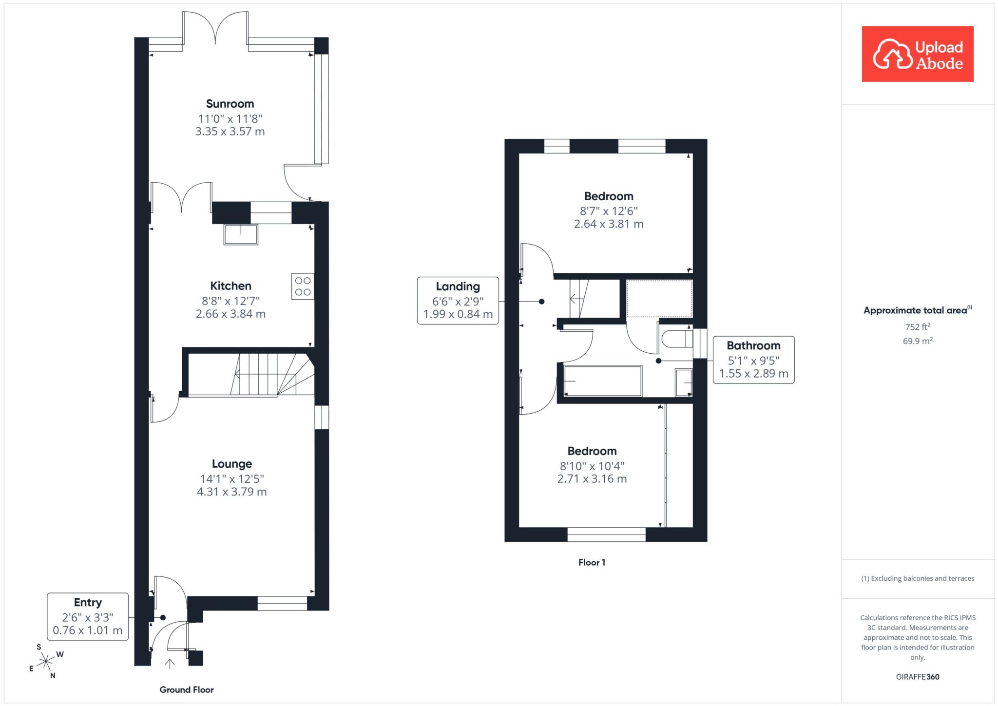 31, Maple Crescent, Glasgow floorplan