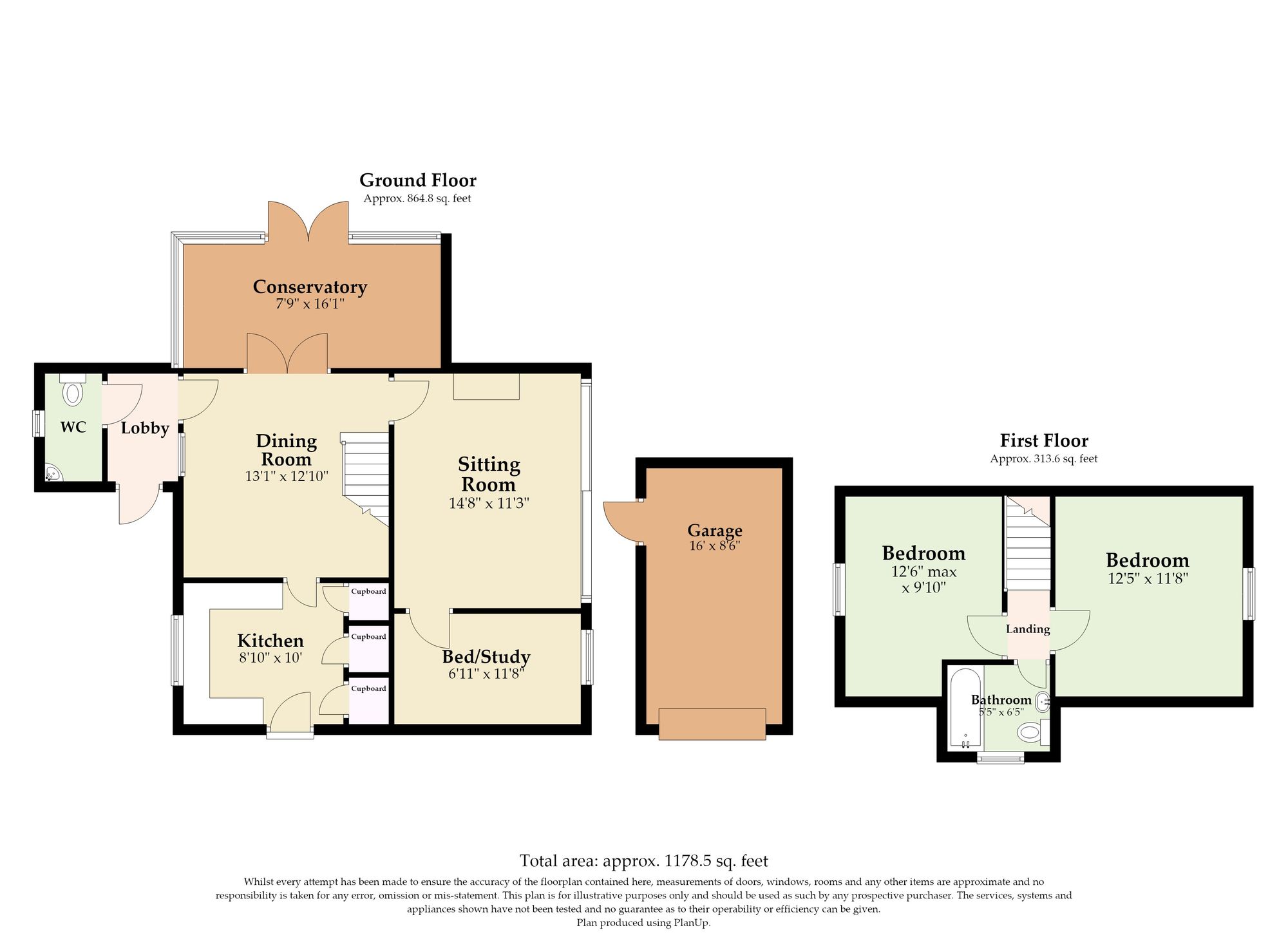 12 Waveney Close, Norwich floorplan
