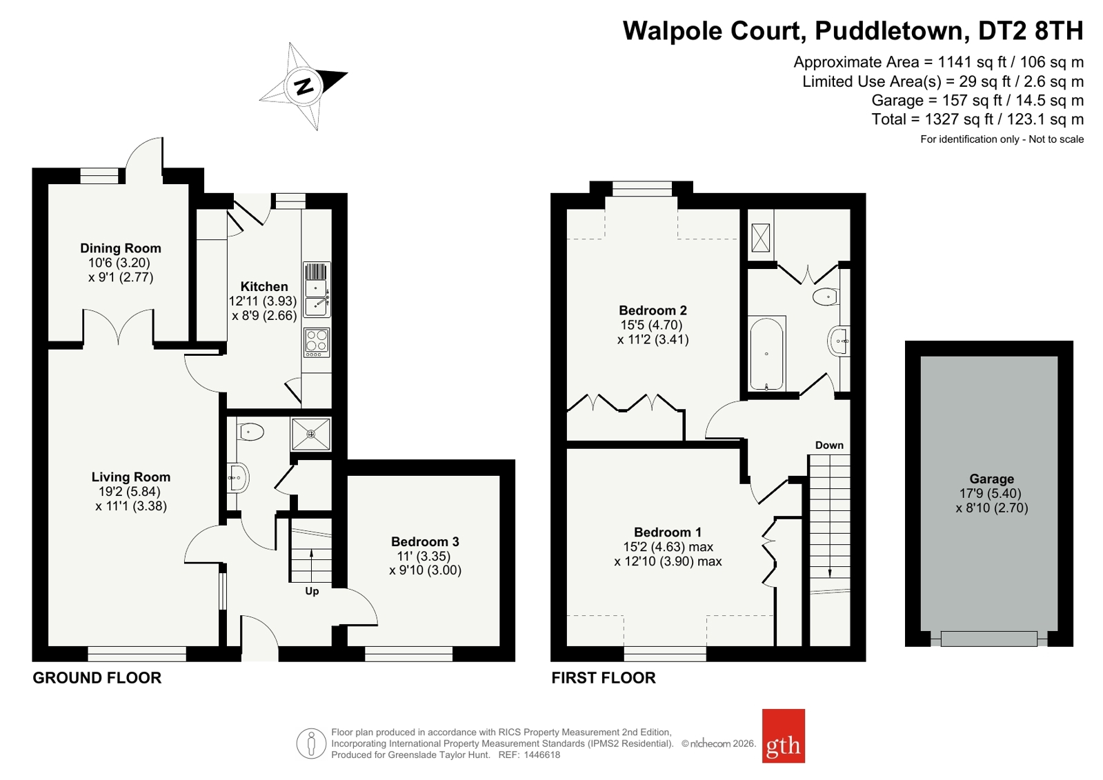12, The Courtyard, Puddletown floorplan