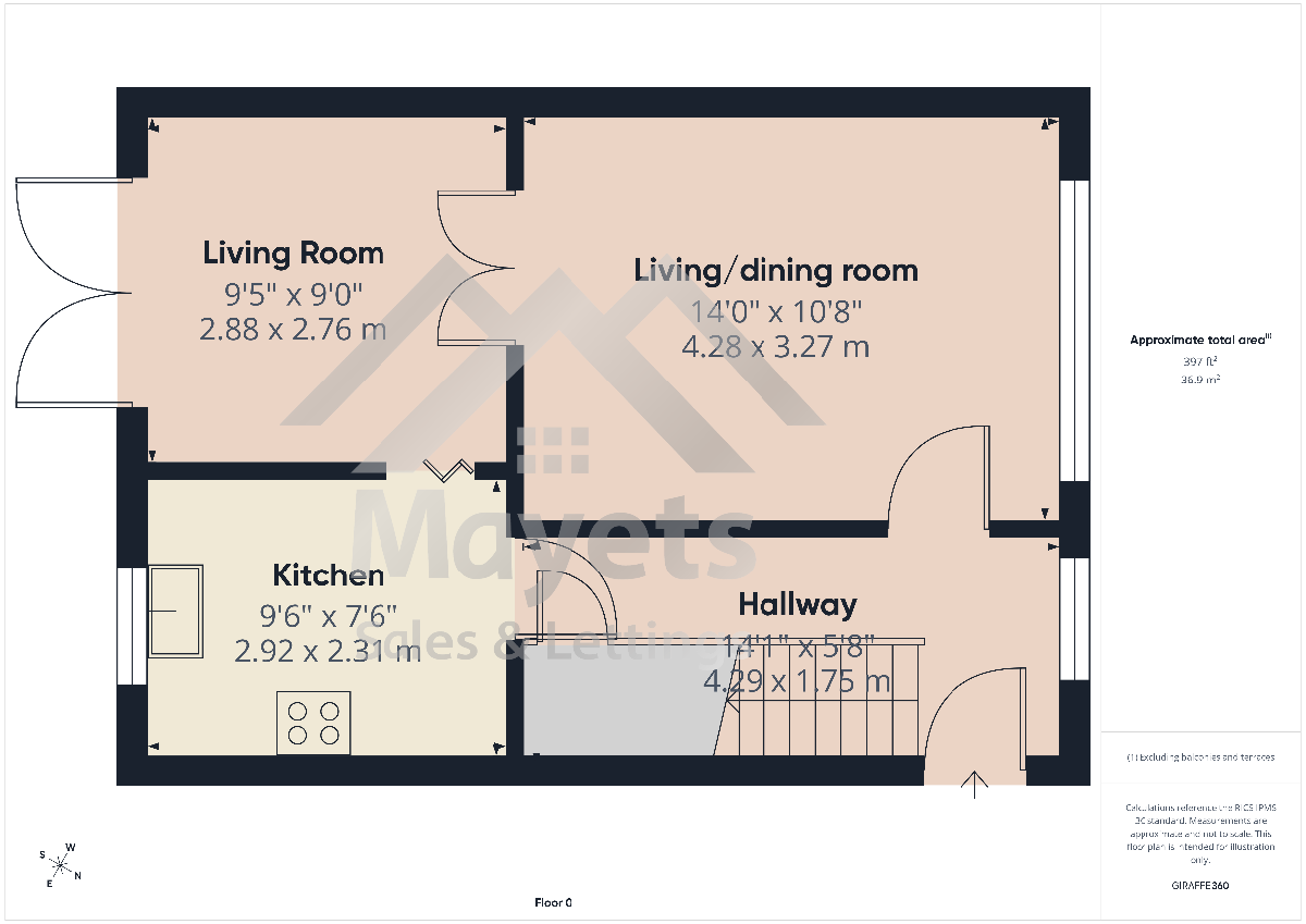 71 Columbia Way, Blackburn floorplan