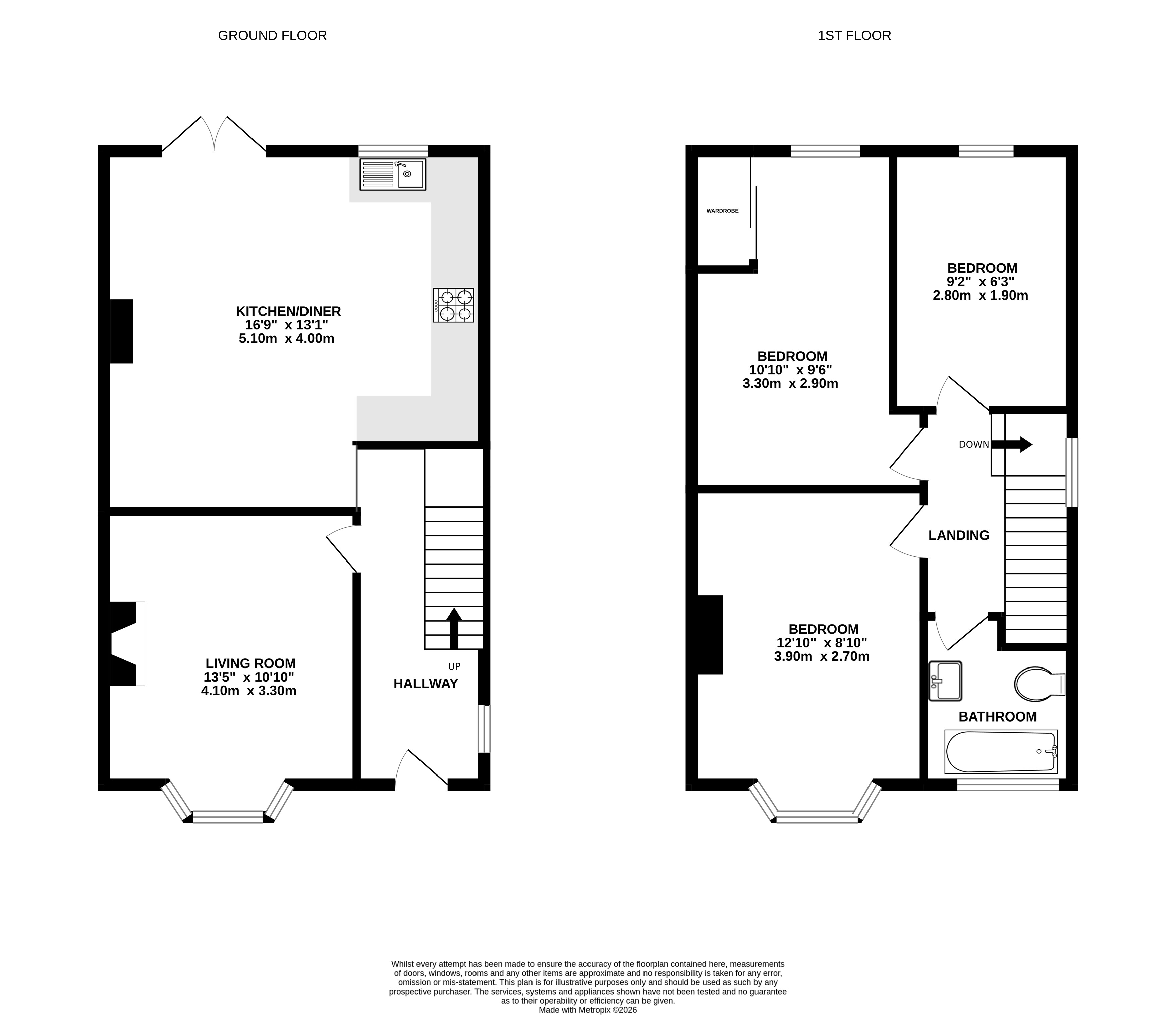 288, Lower Farnham Road, Hampshire floorplan