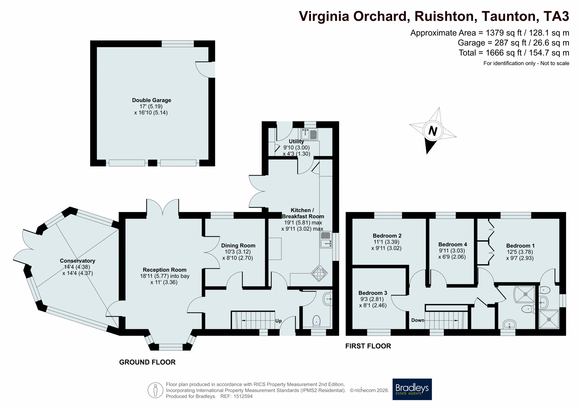 17, Virginia Orchard, Taunton floorplan