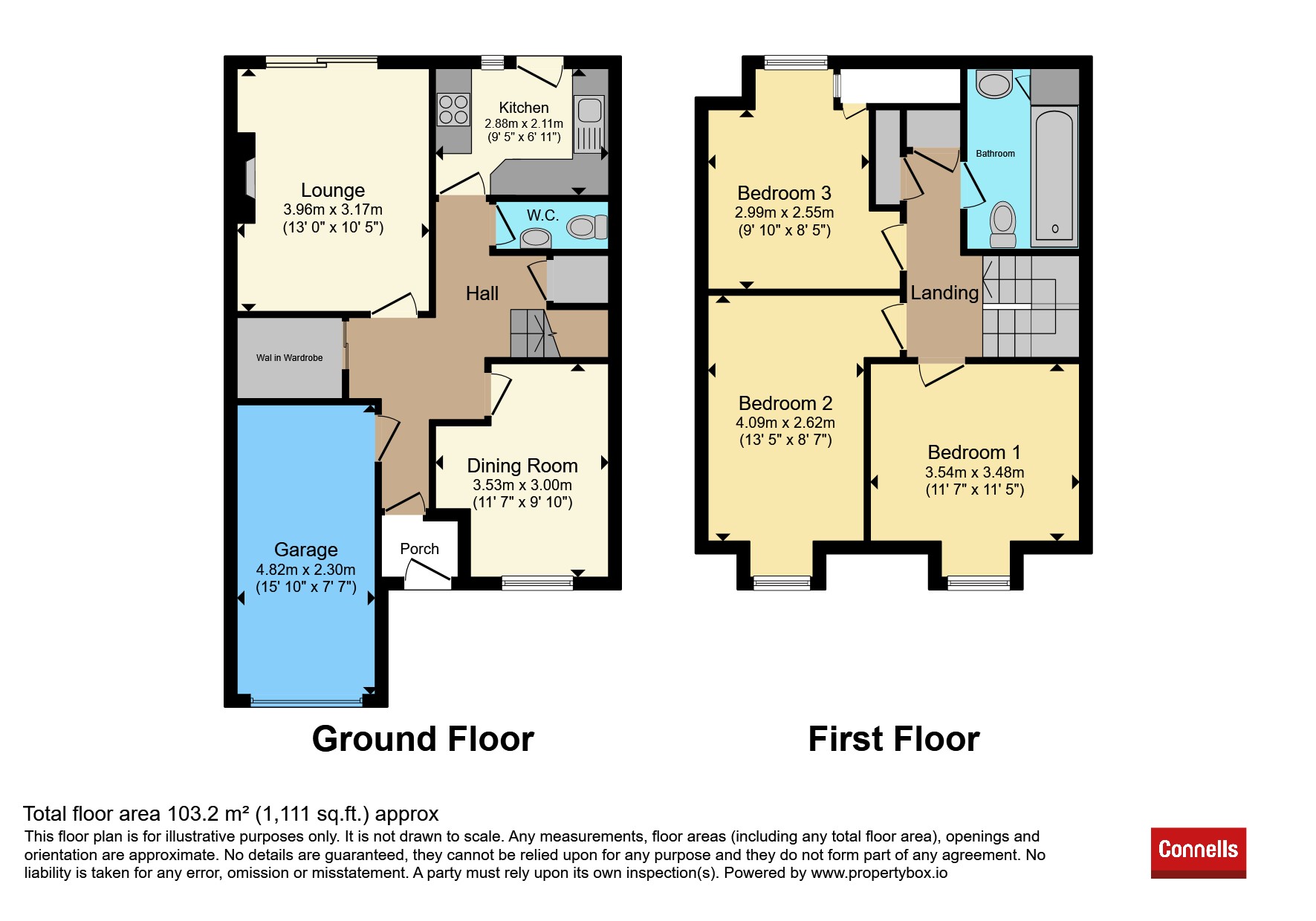 23, Holly Close, Taunton floorplan