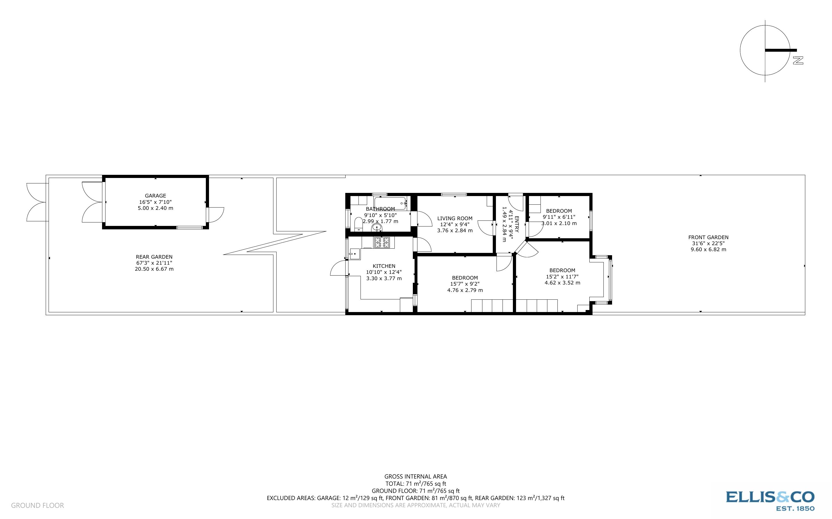 Pinkwell Avenue, Hayes floorplan