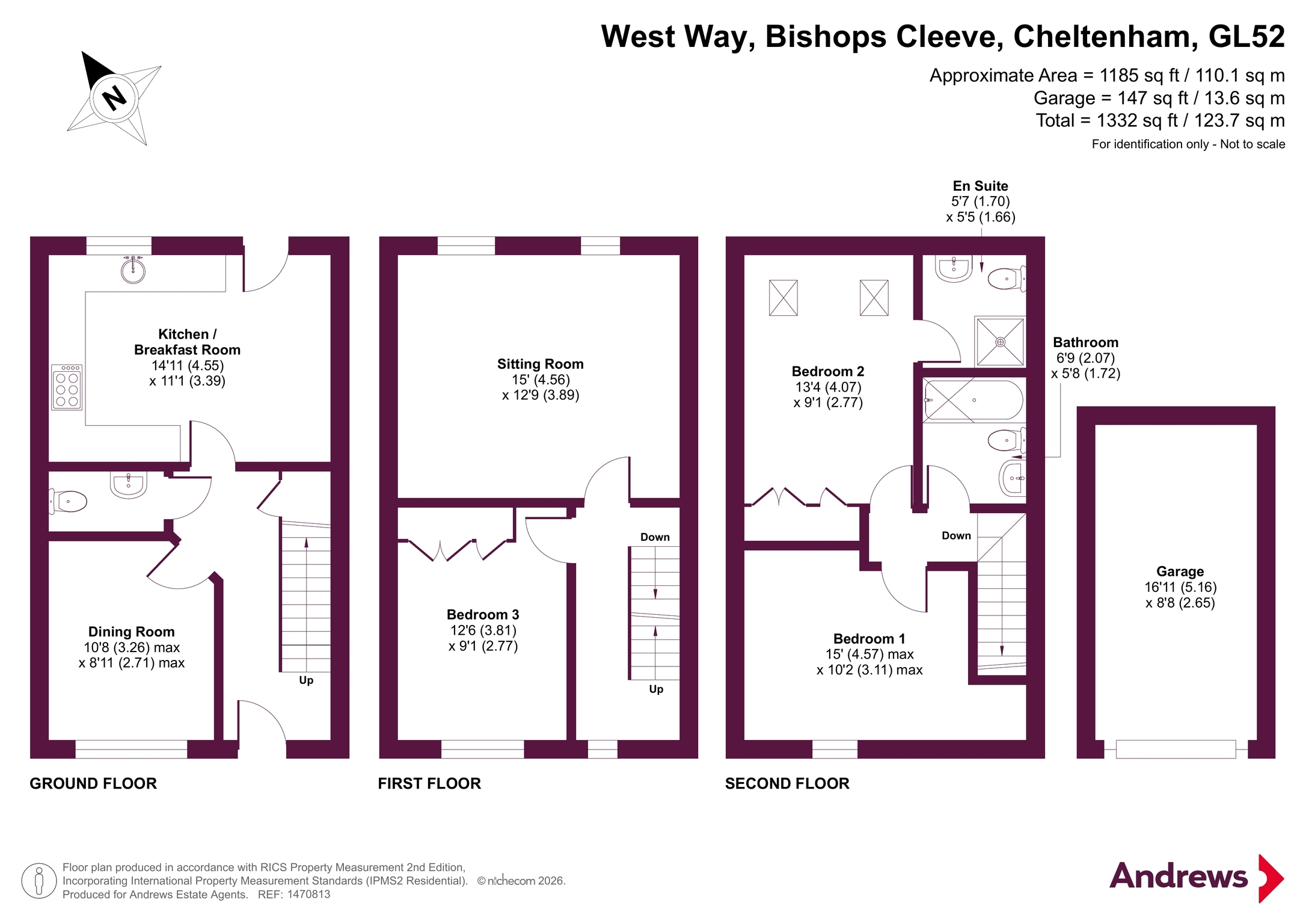 8, West Way, Cheltenham floorplan