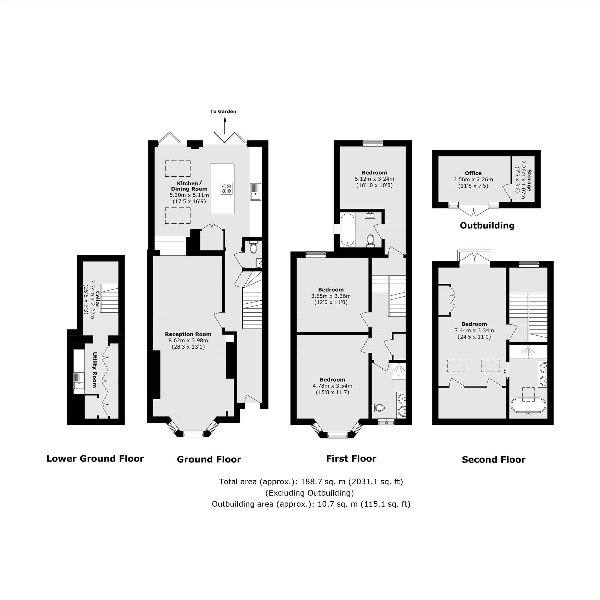 52, Beaconsfield Road, St Margarets floorplan