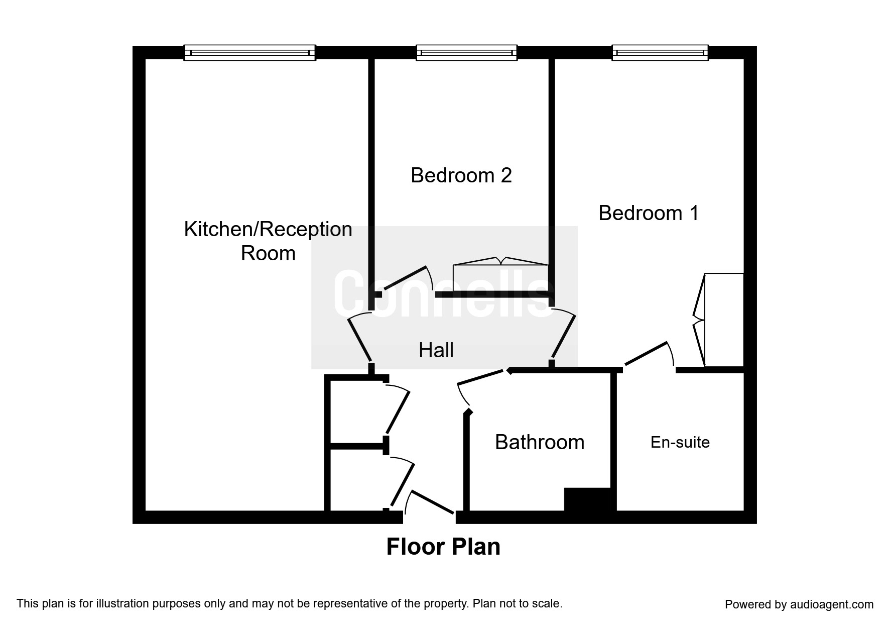 2 Bedrooms Flat for sale in Colemans Way, Hurst Green, Etchingham TN19