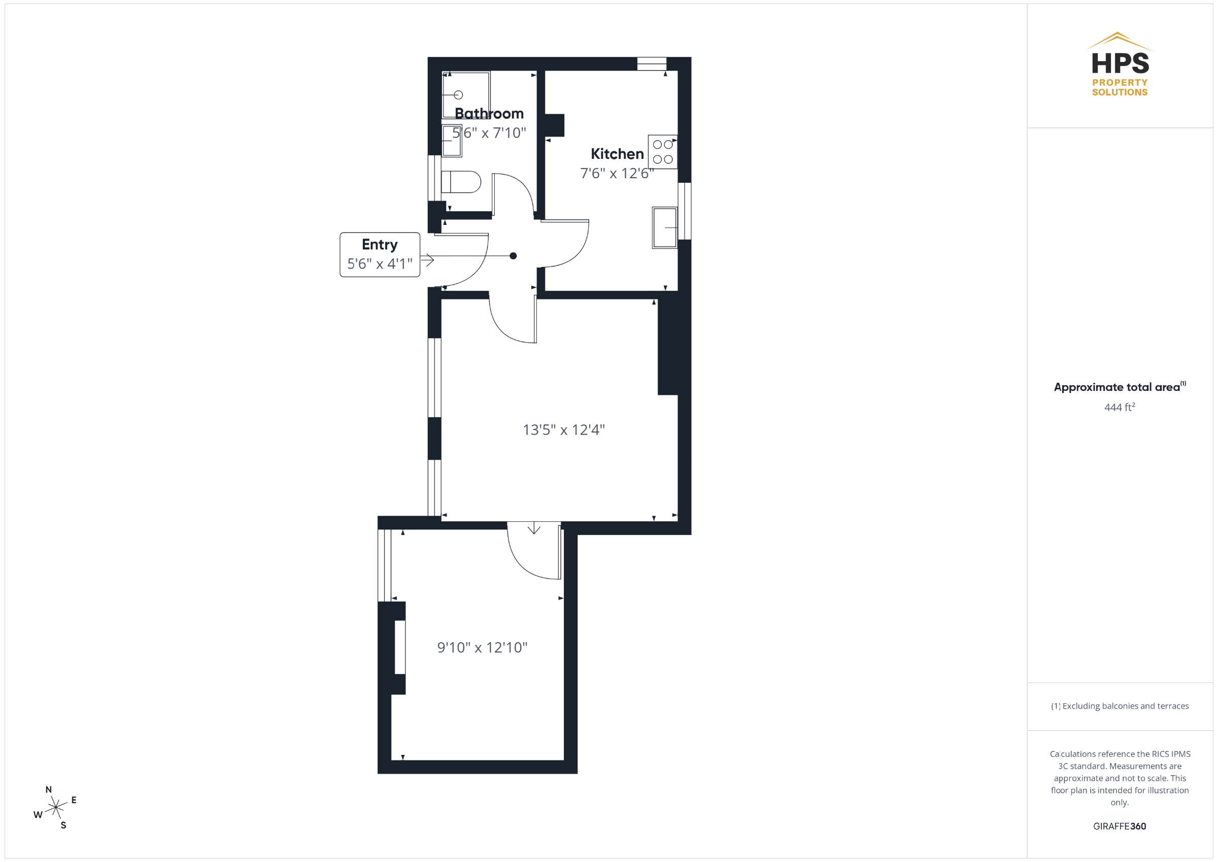 34a Brookfields, Cambridge floorplan