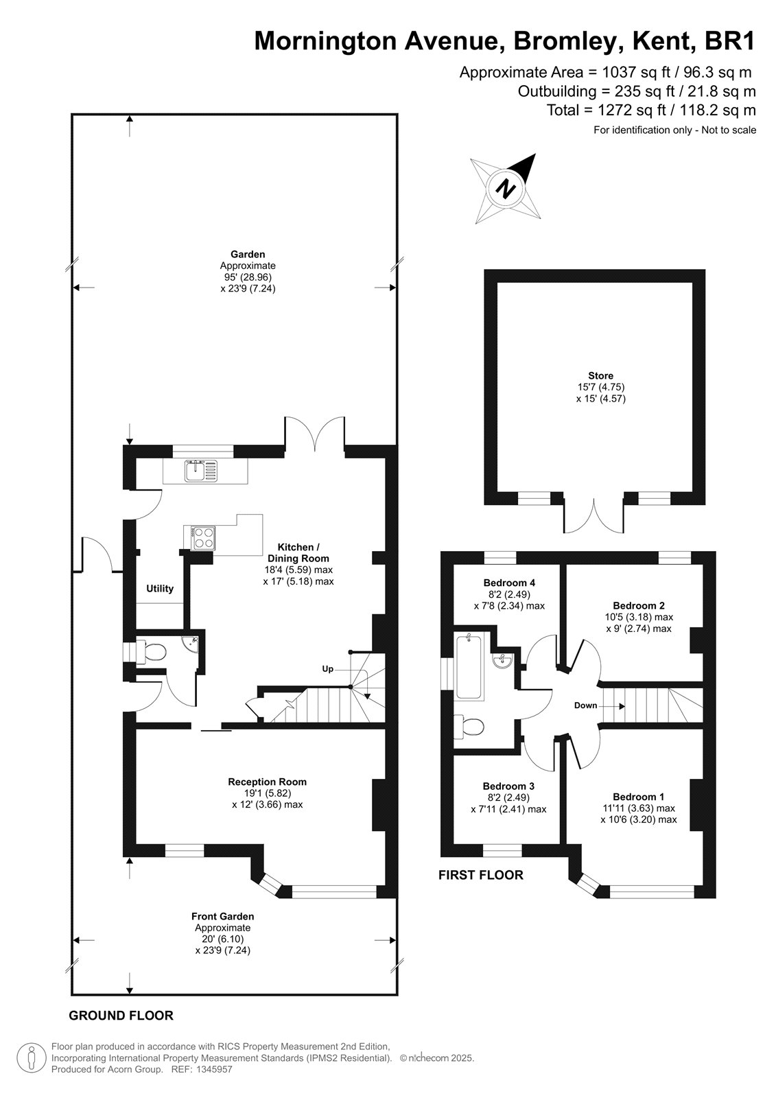 37, Mornington Avenue, Kent floorplan