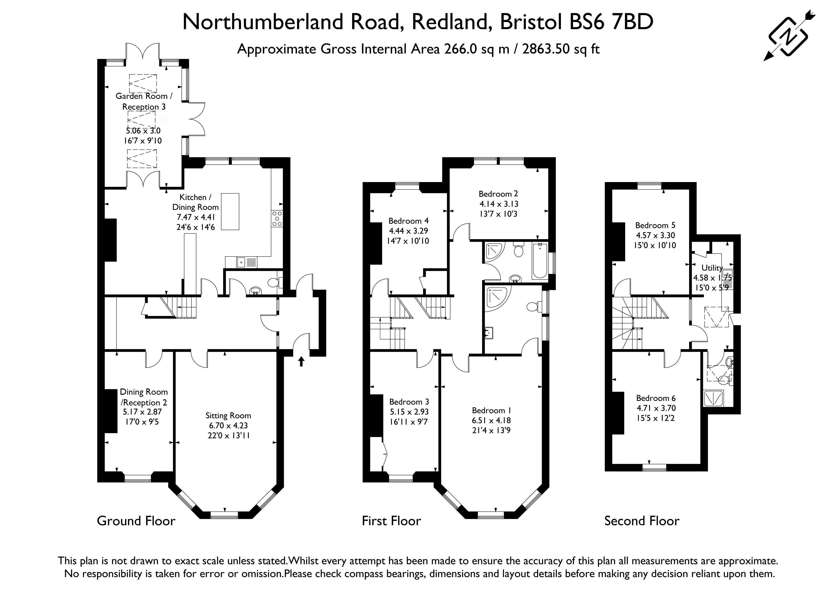 38, Northumberland Road, Bristol floorplan