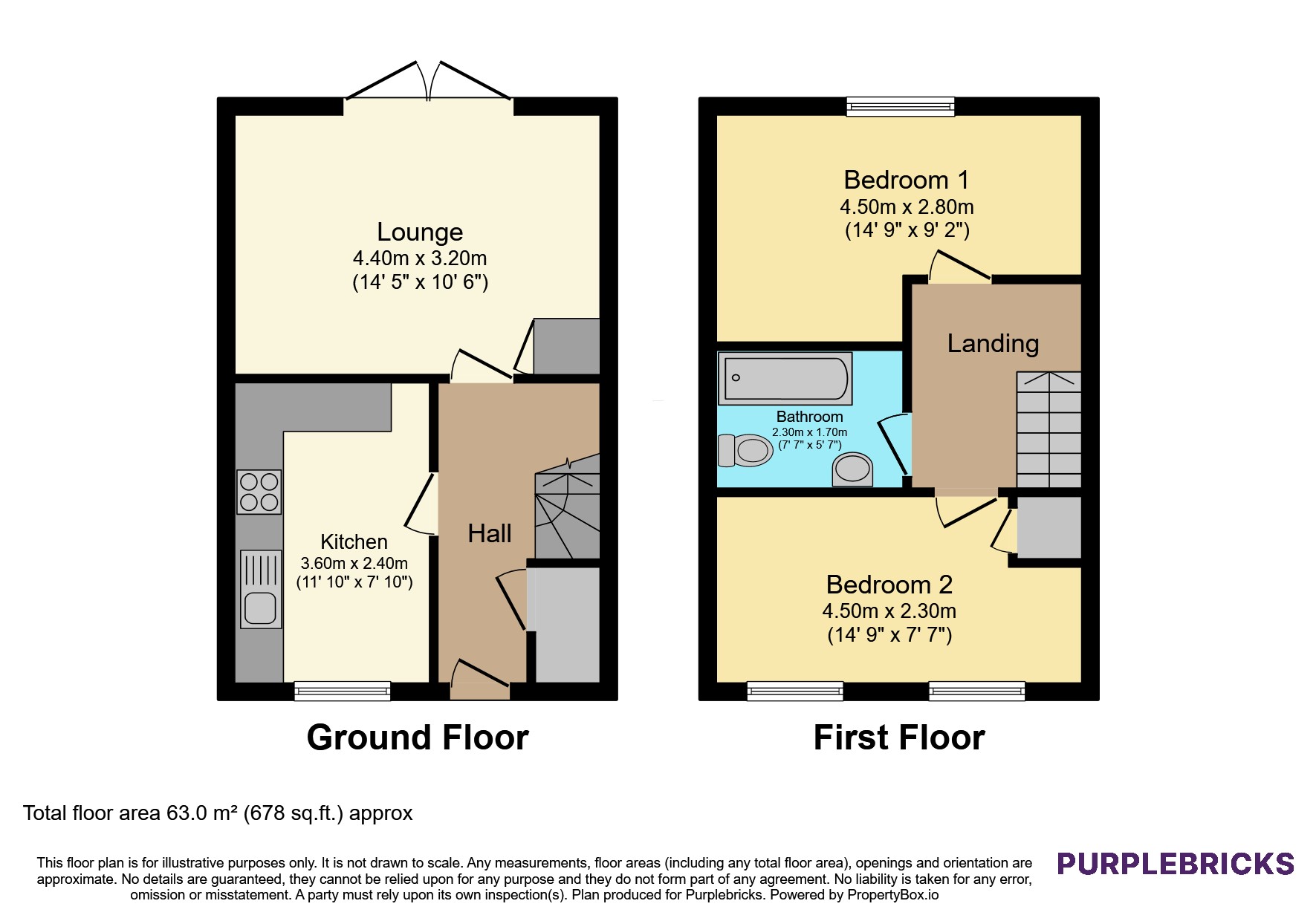 78, Burnet Drive, Darlington floorplan