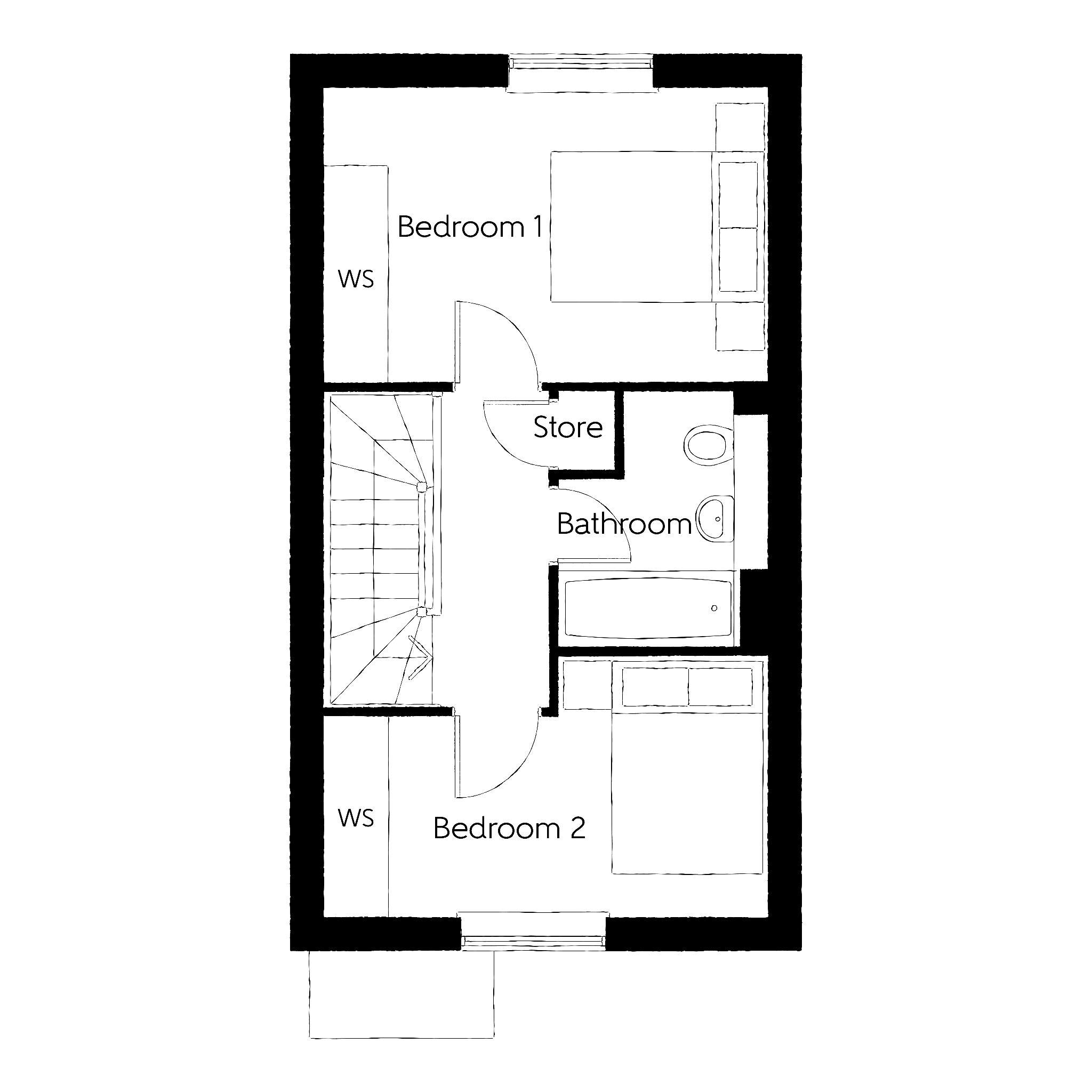 483, Rambouillet Drive, Whitehouse, Milton Keynes floorplan