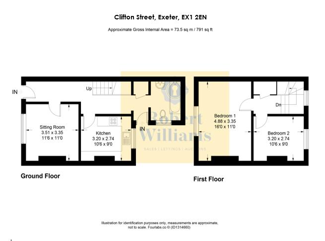 27, Clifton Street, Exeter floorplan