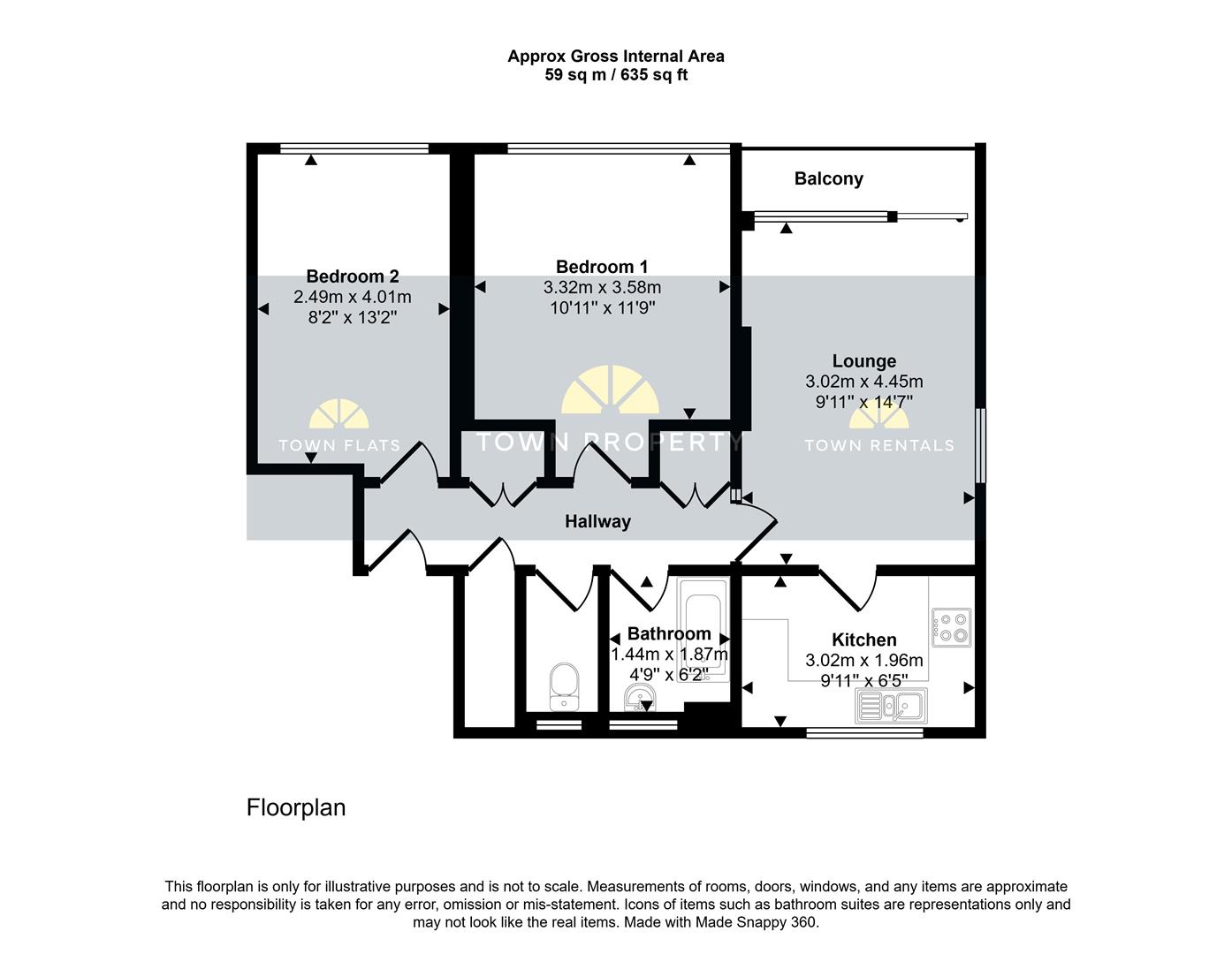 42, Lanark Court, Hamsey Close, Eastbourne floorplan