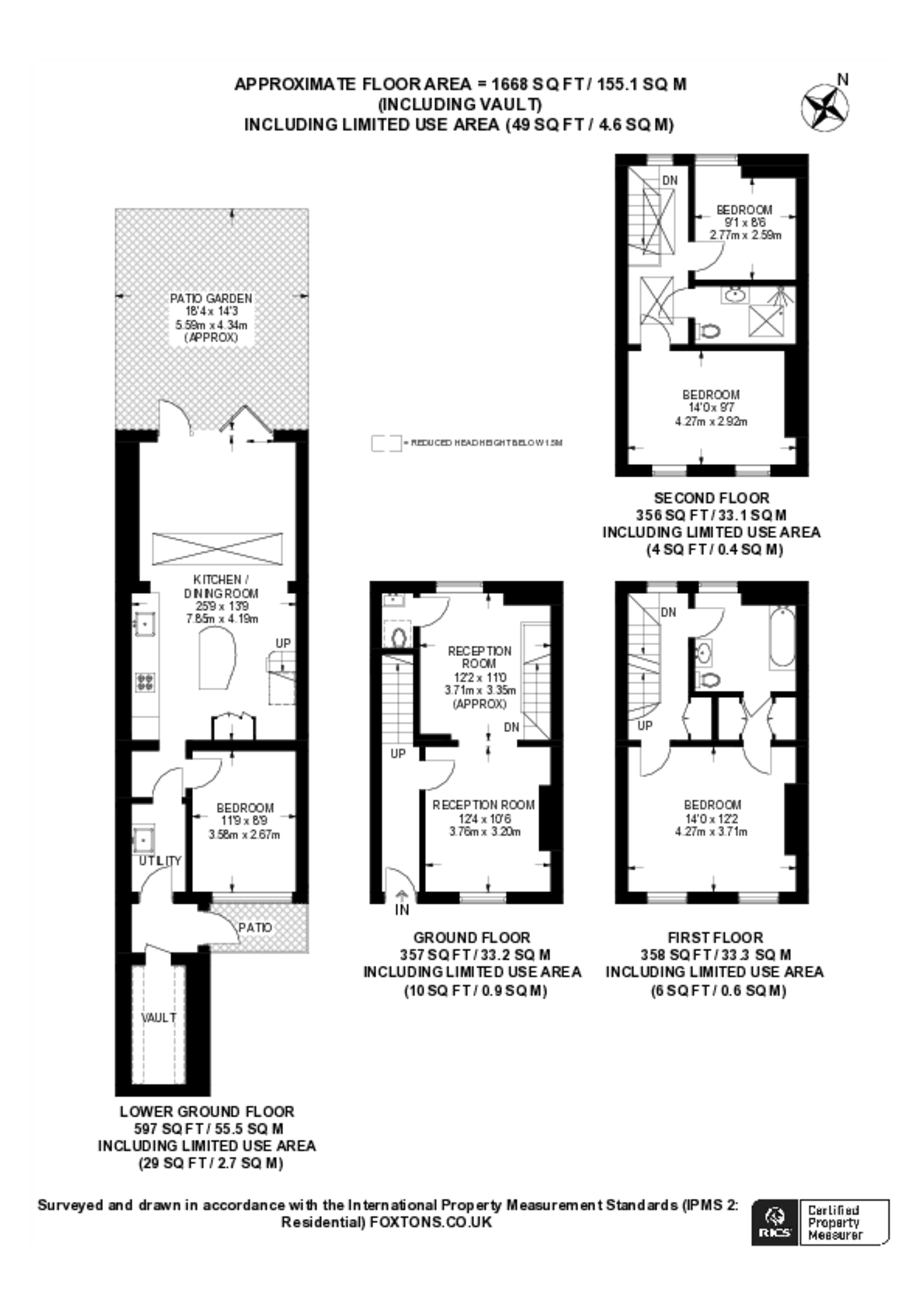 Mornington Crescent, Mornington Crescent floorplan