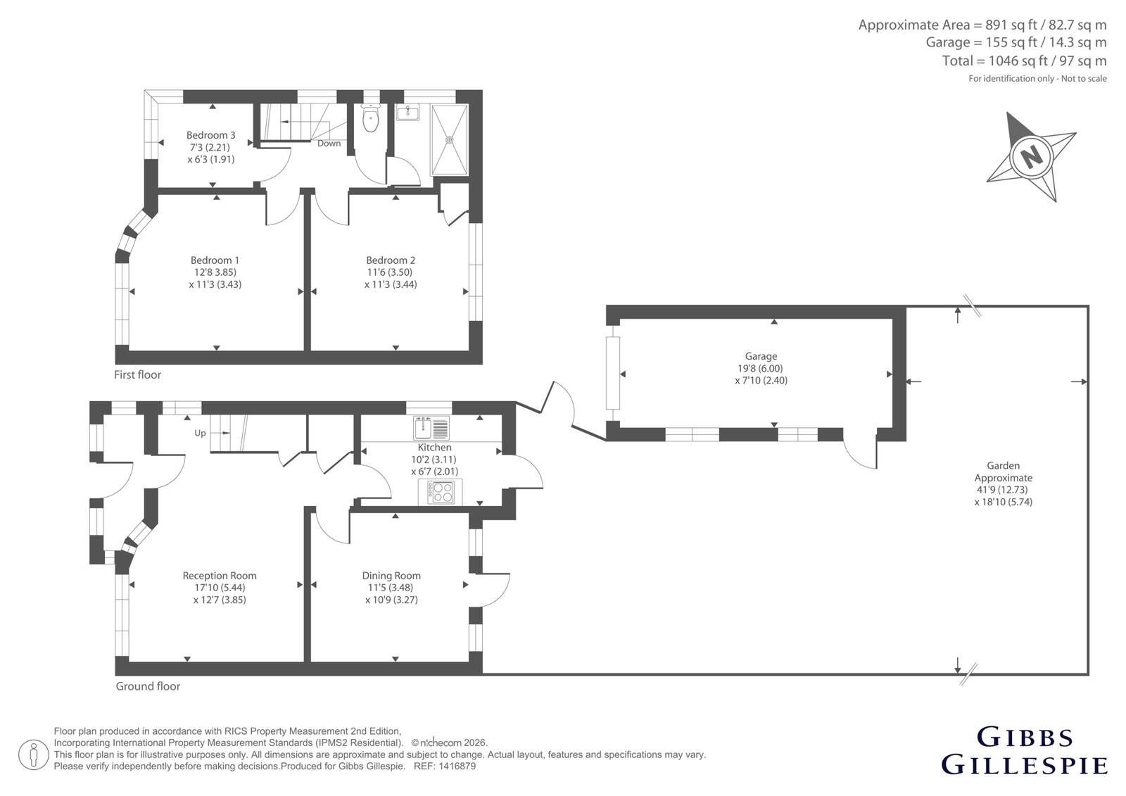 16, Bellamy Drive, Stanmore floorplan