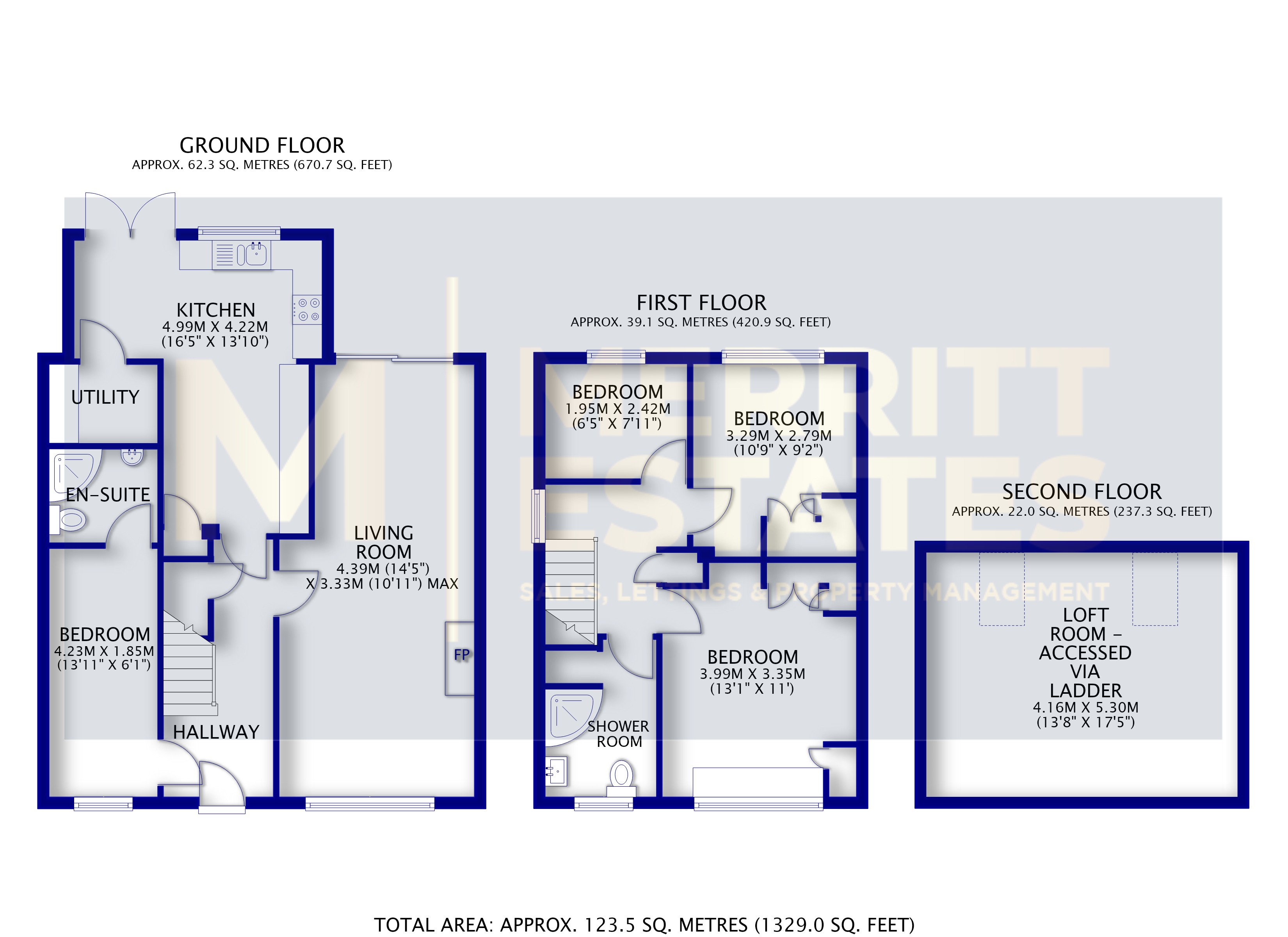 41, Turner Road, Nottingham floorplan