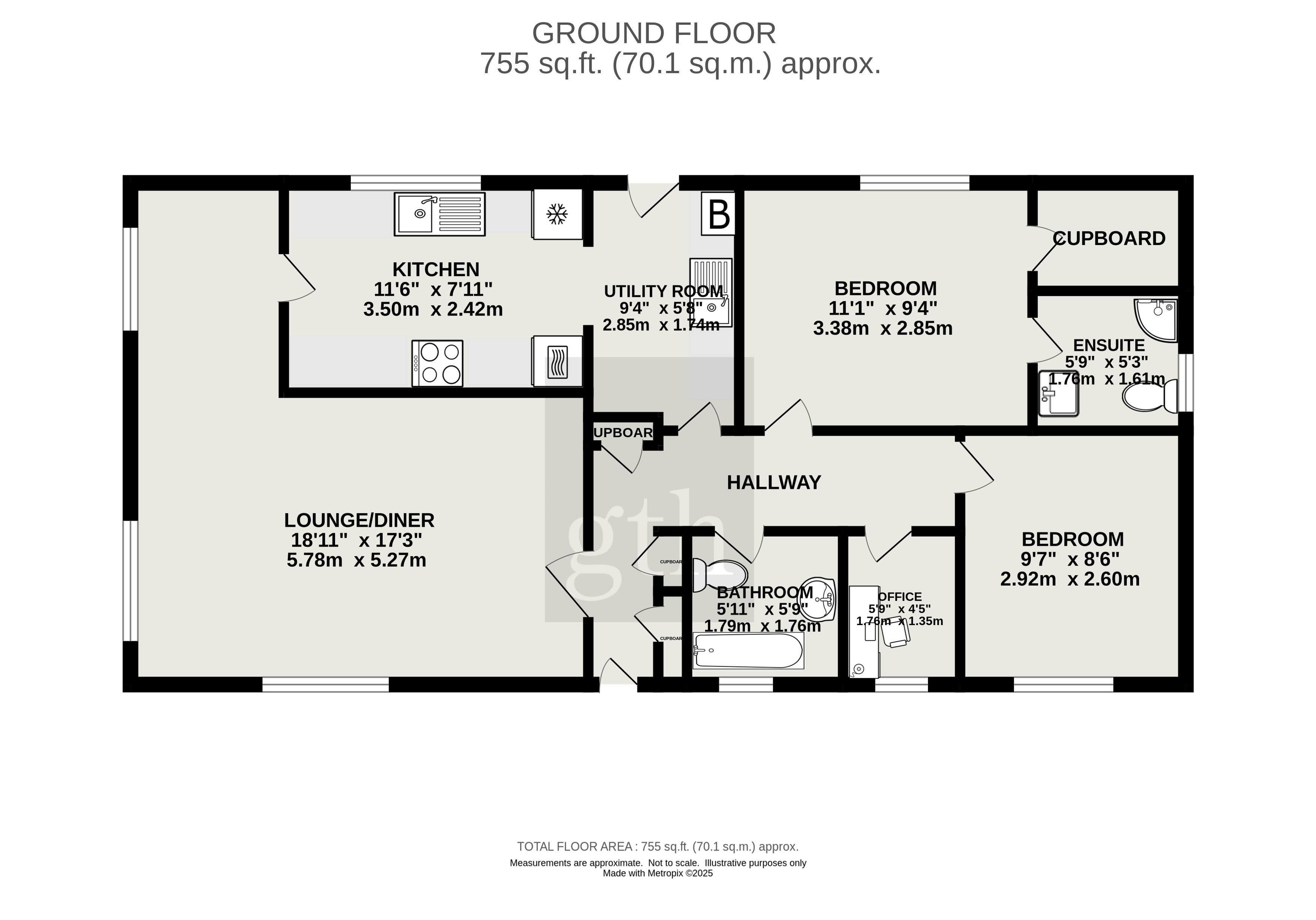 21 The Tides,, Doniford, Somerset floorplan