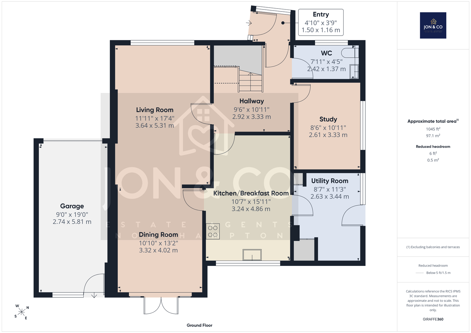 20, Chartwell Avenue, Northampton floorplan