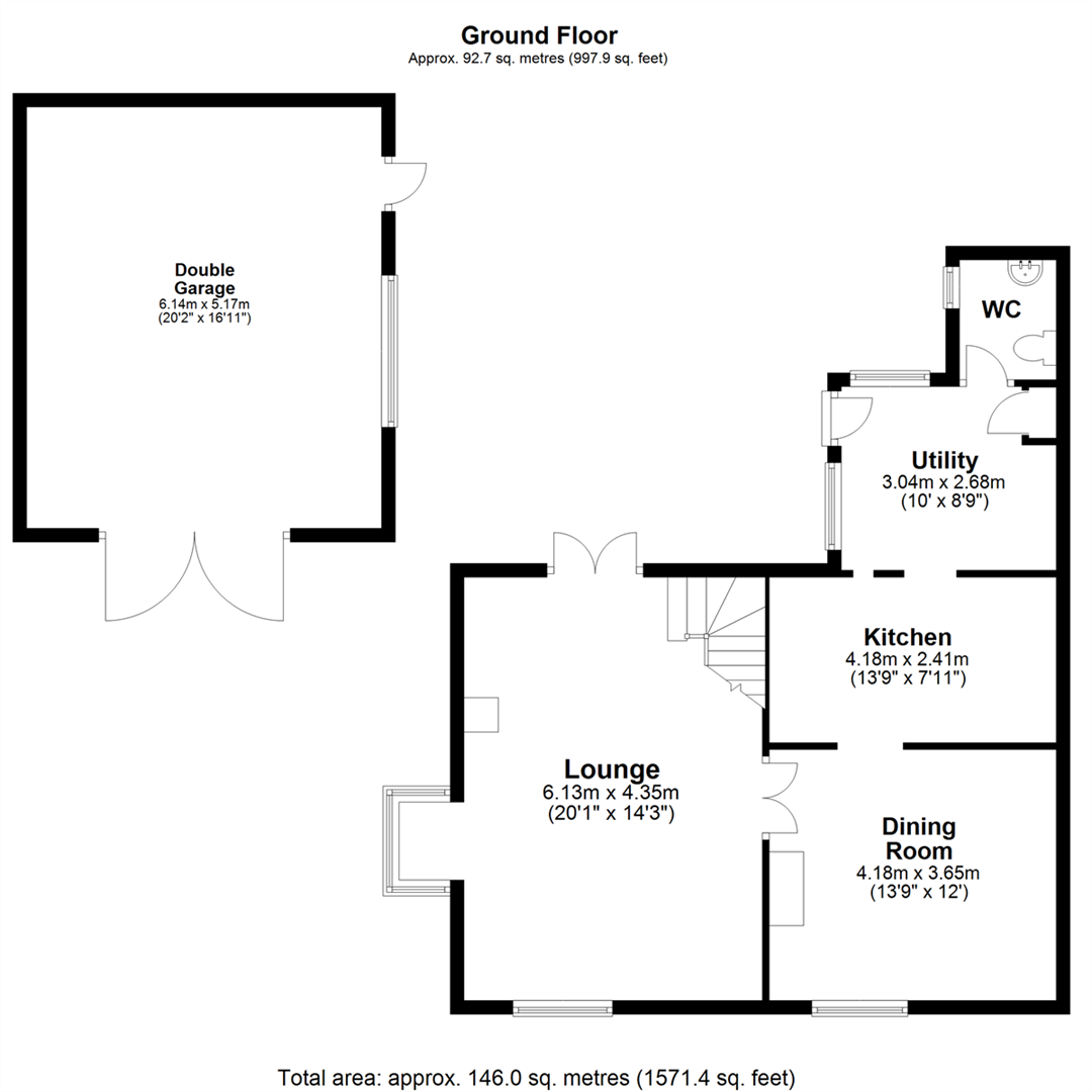 Pyewipe Cottage, 1 Breighton Road, Selby floorplan