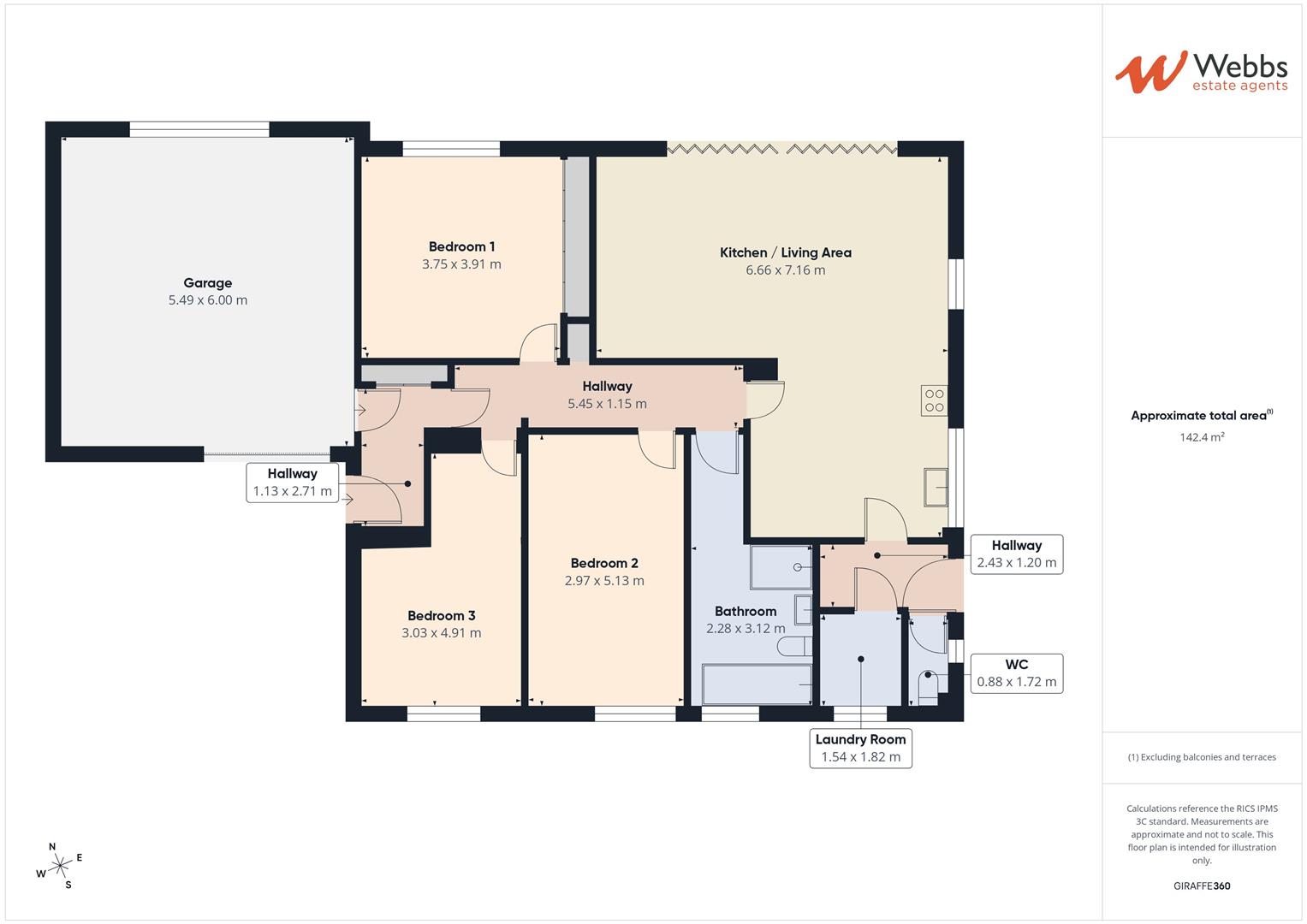 The Bungalow, Bradley Lakes, Rugeley floorplan