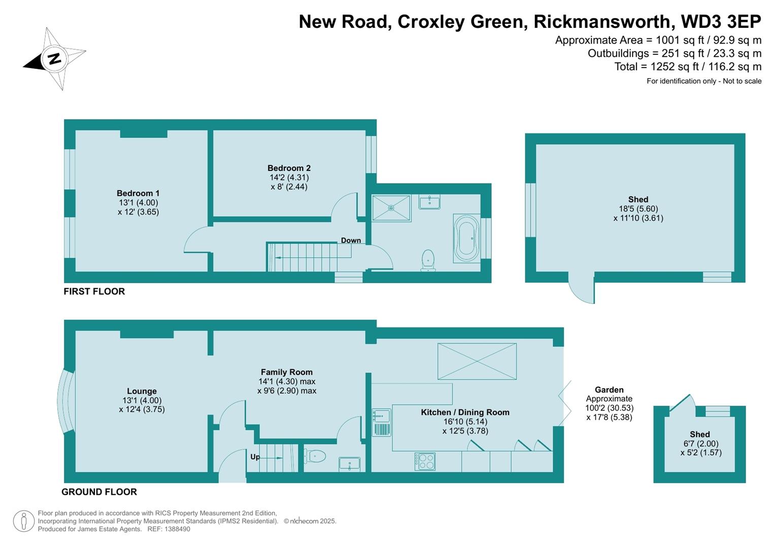 88, New Road, Rickmansworth floorplan