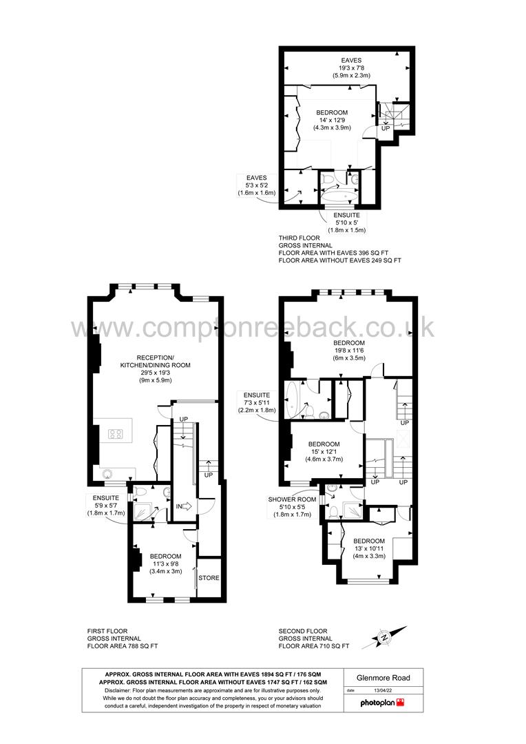 Glenmore Road, London floorplan