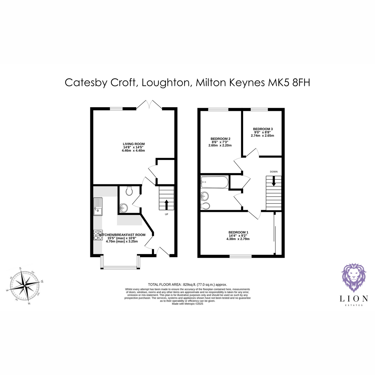 14, Catesby Croft, Milton Keynes floorplan