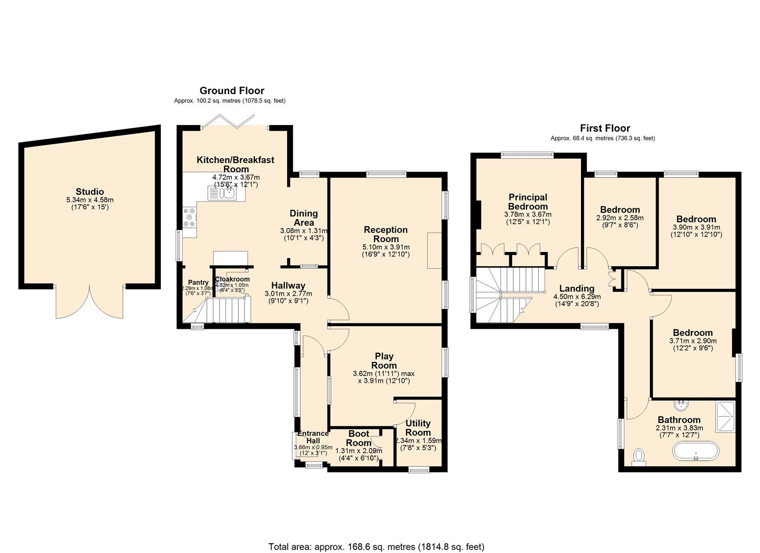 4, Greenaway Lane, Hackney, Matlock floorplan