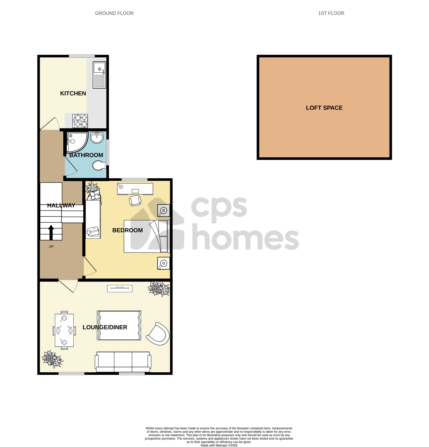 First Floor Flat, 67, Cecil Street, Cardiff floorplan