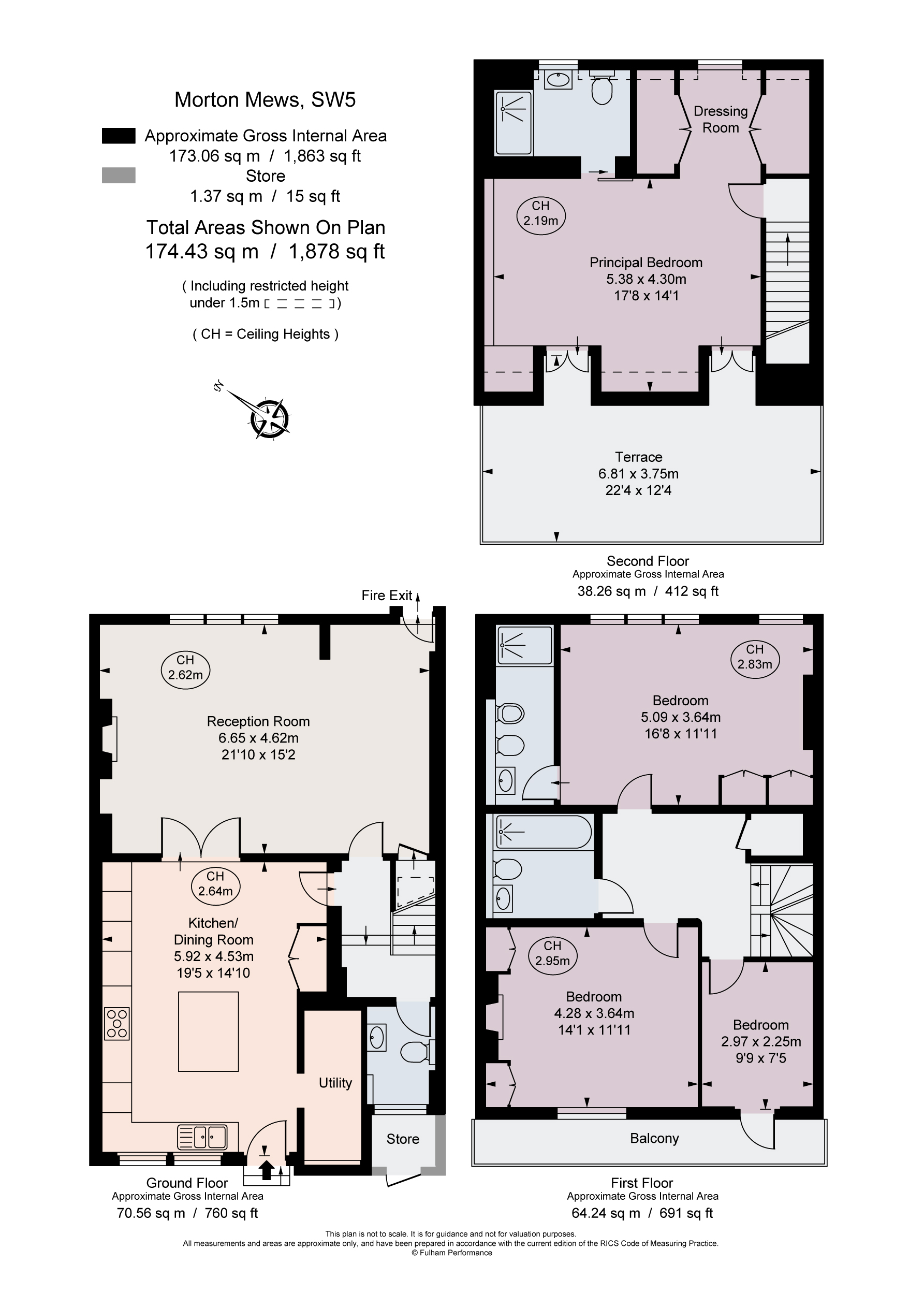 19, Knaresborough Place, London floorplan