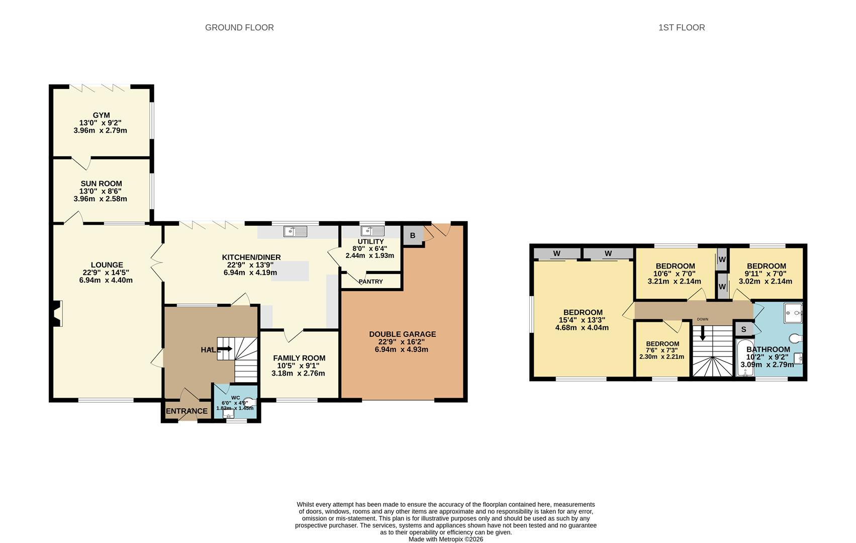 32, Spinney Crescent, Liverpool floorplan