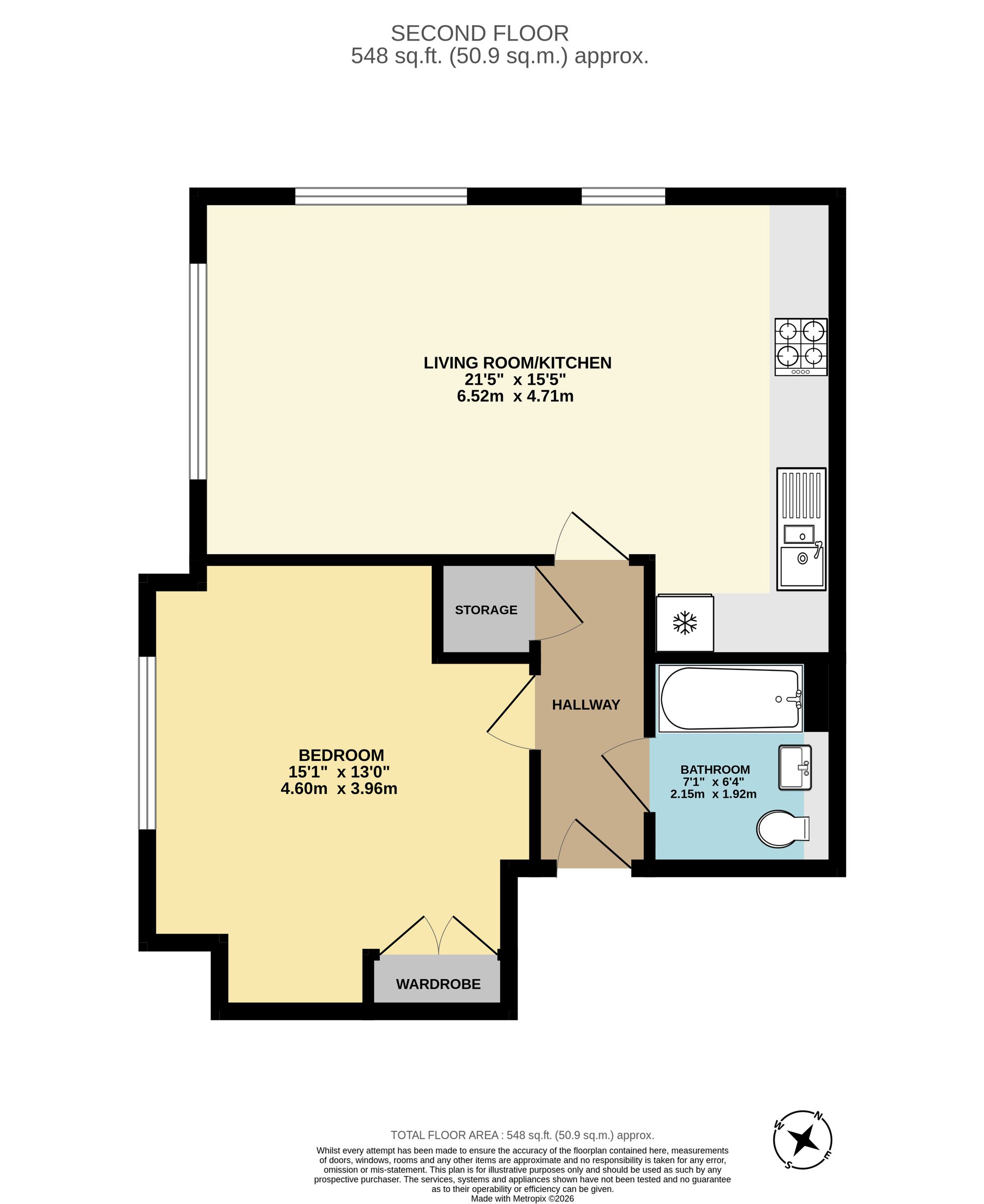 Flat 11, 3 Narwhal Crescent, Rochester floorplan