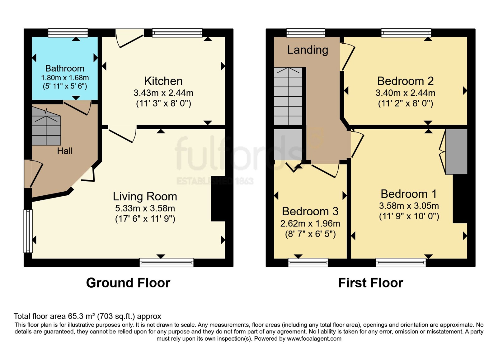 153, Chestnut Avenue, Devon floorplan
