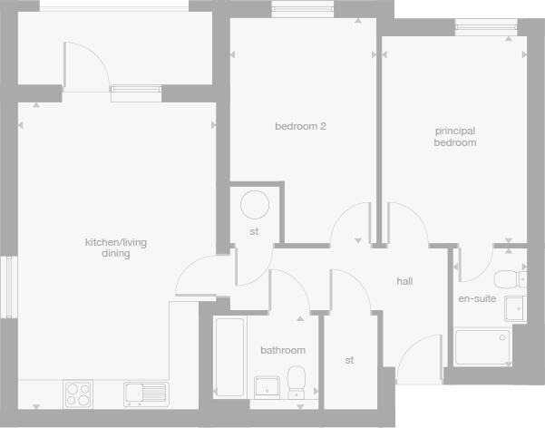 102, Chobham Road, Frimley floorplan