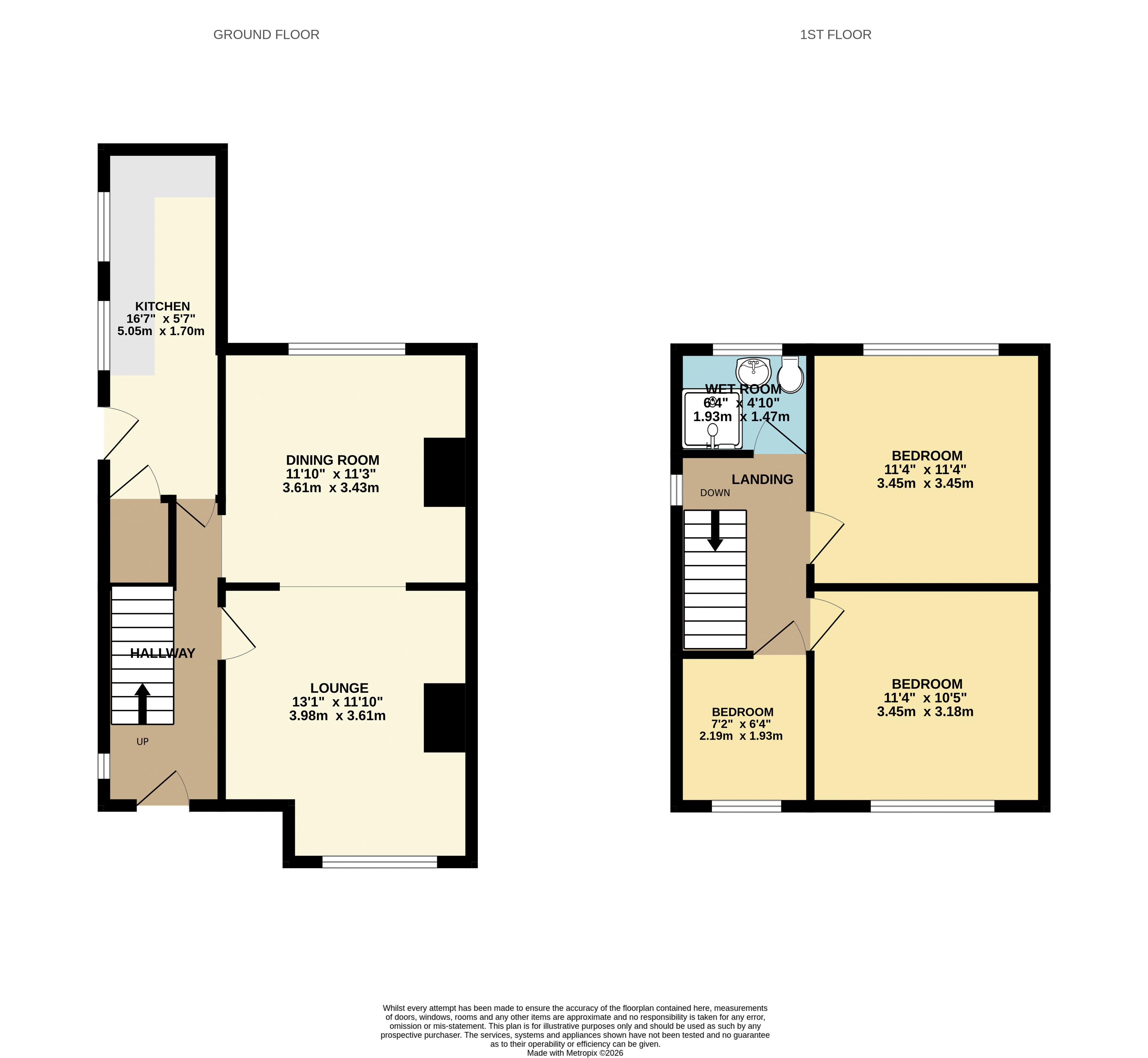 170, Cottage Beck Road, Scunthorpe floorplan