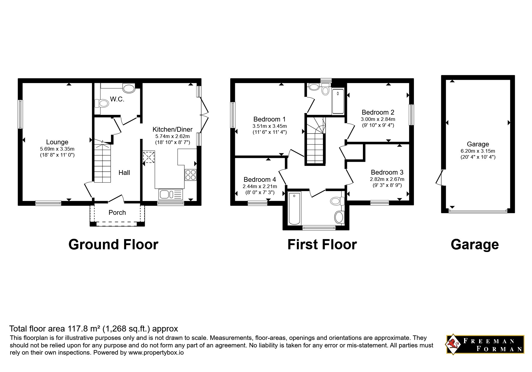 Russet Grove, Heathfield floorplan