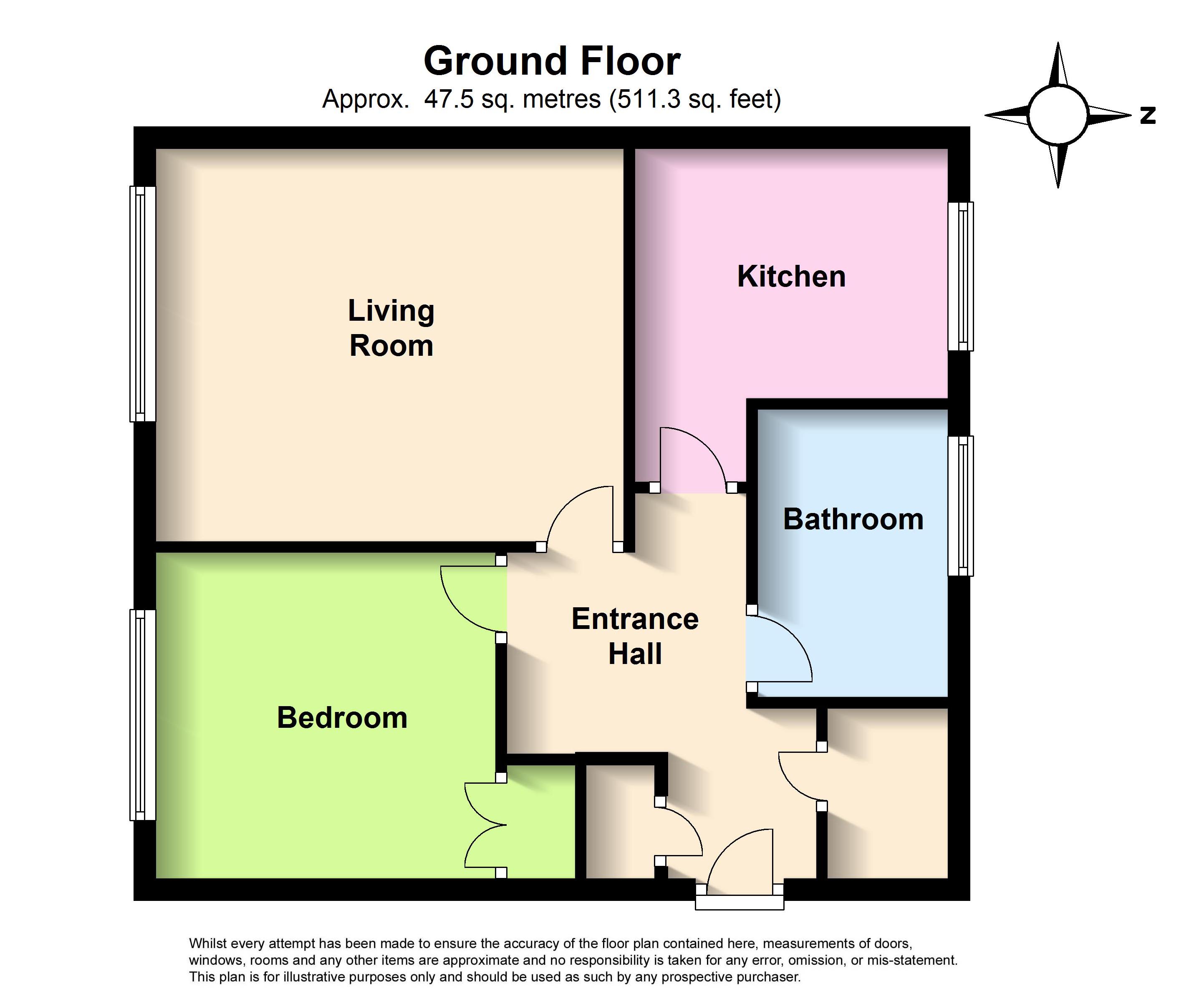 Beachcroft Place, Lancing, West Sussex BN15, 1 bedroom flat for sale