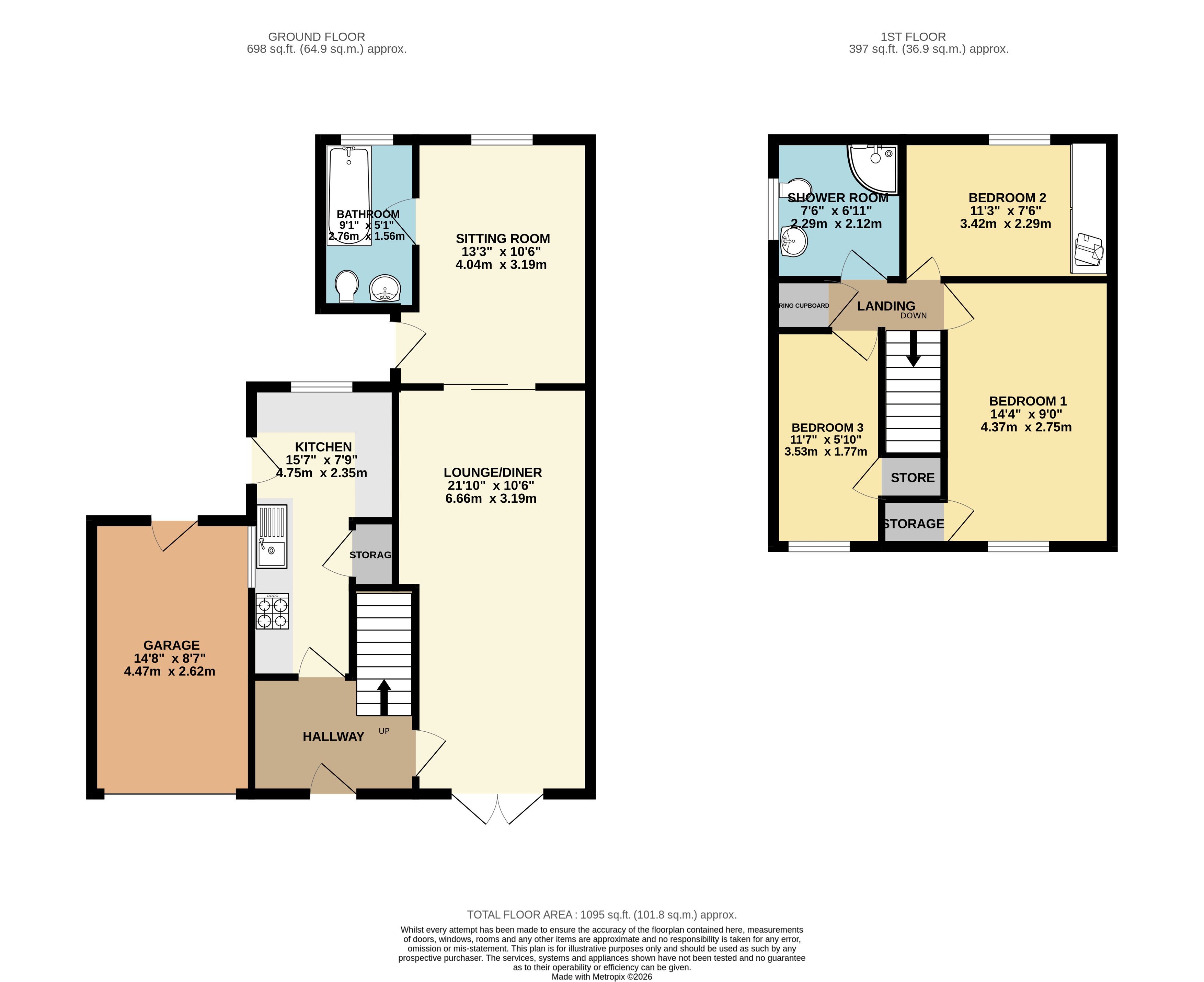 8, Rutland Road, Nottingham floorplan