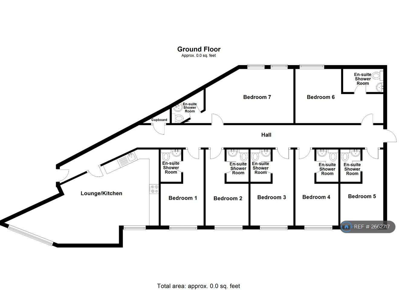 Flat  Classic House, Stokes Croft, Bristol floorplan