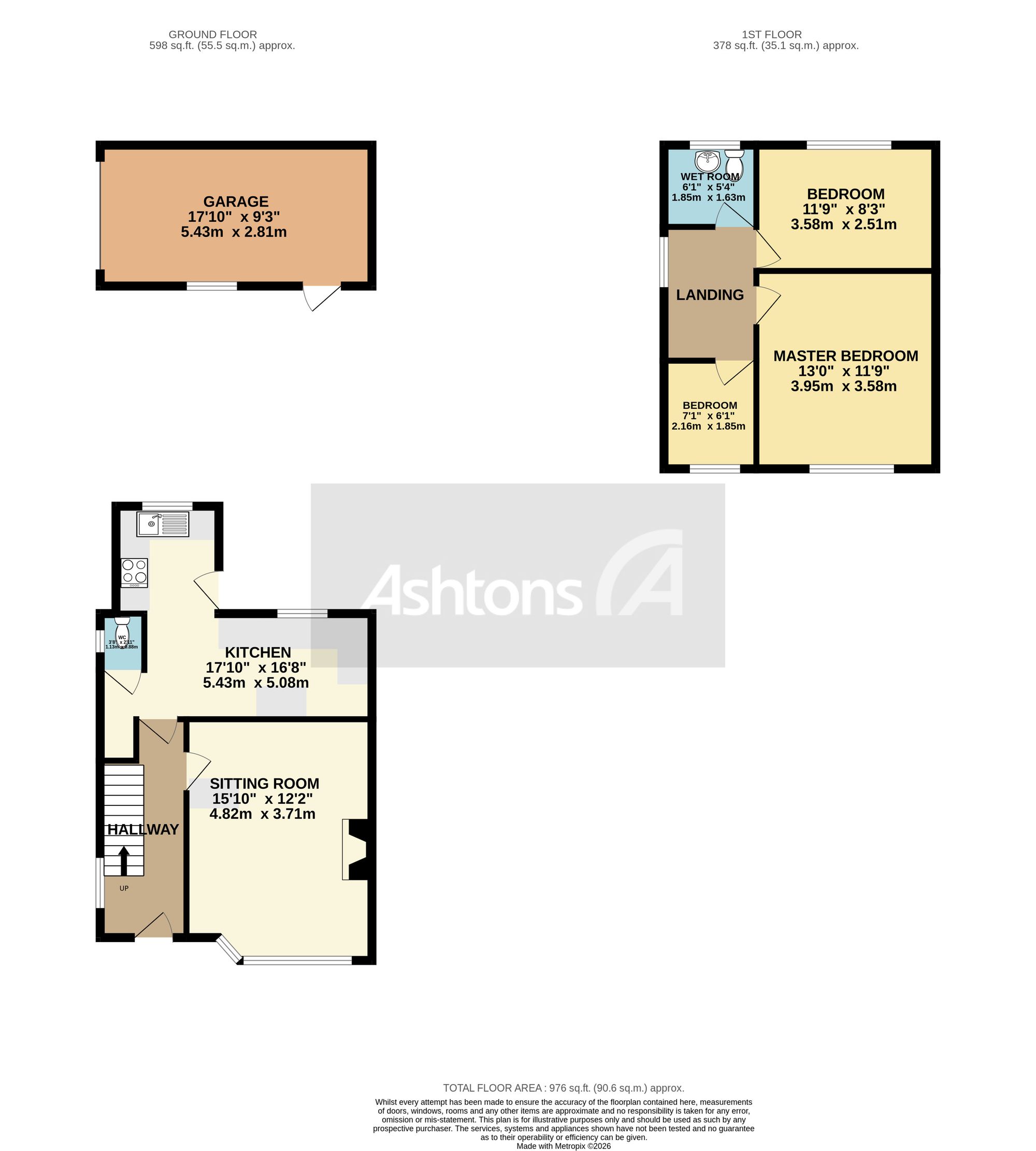 34 Bruche Drive, Warrington floorplan