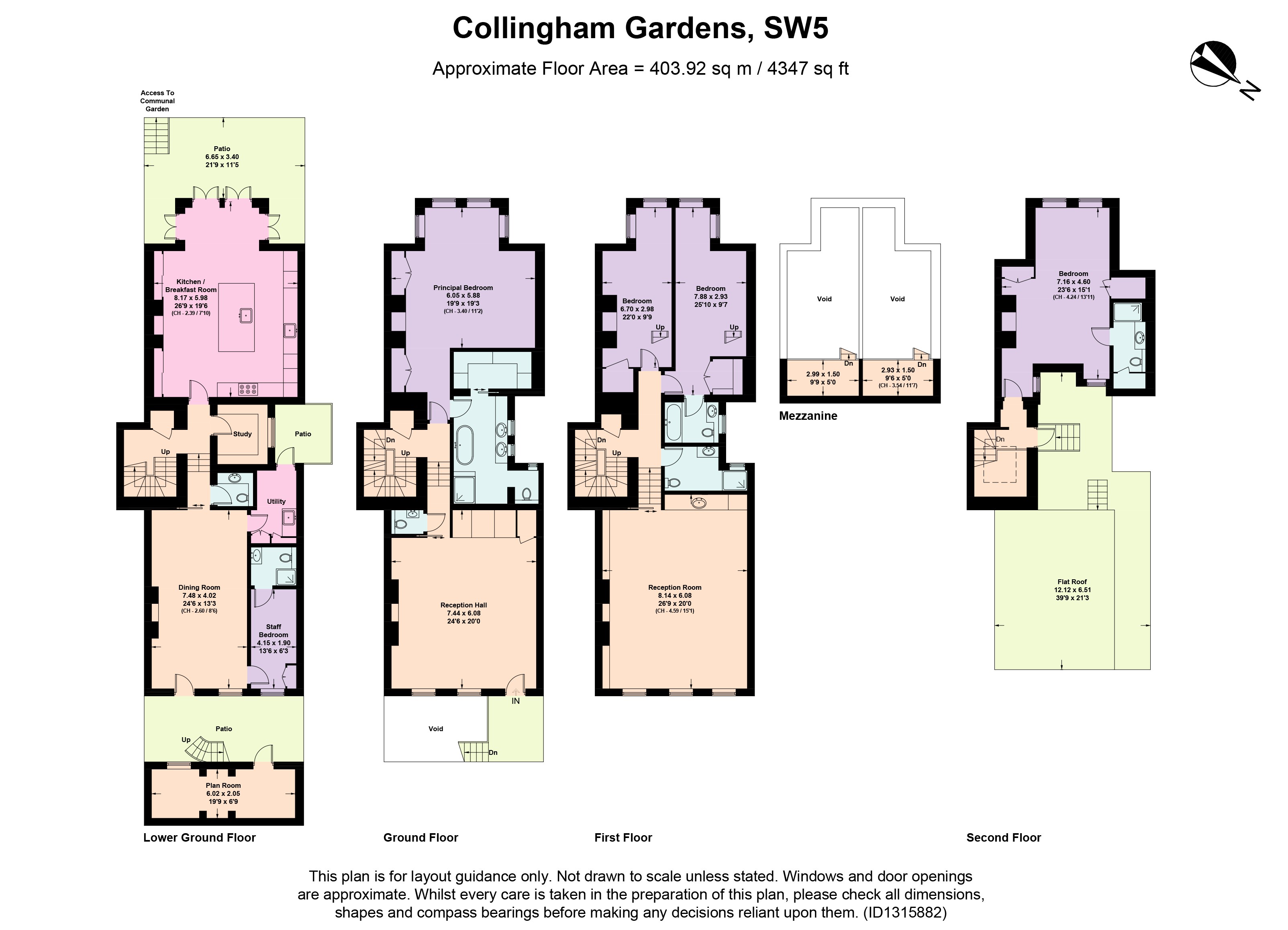 Collingham Gardens, London floorplan